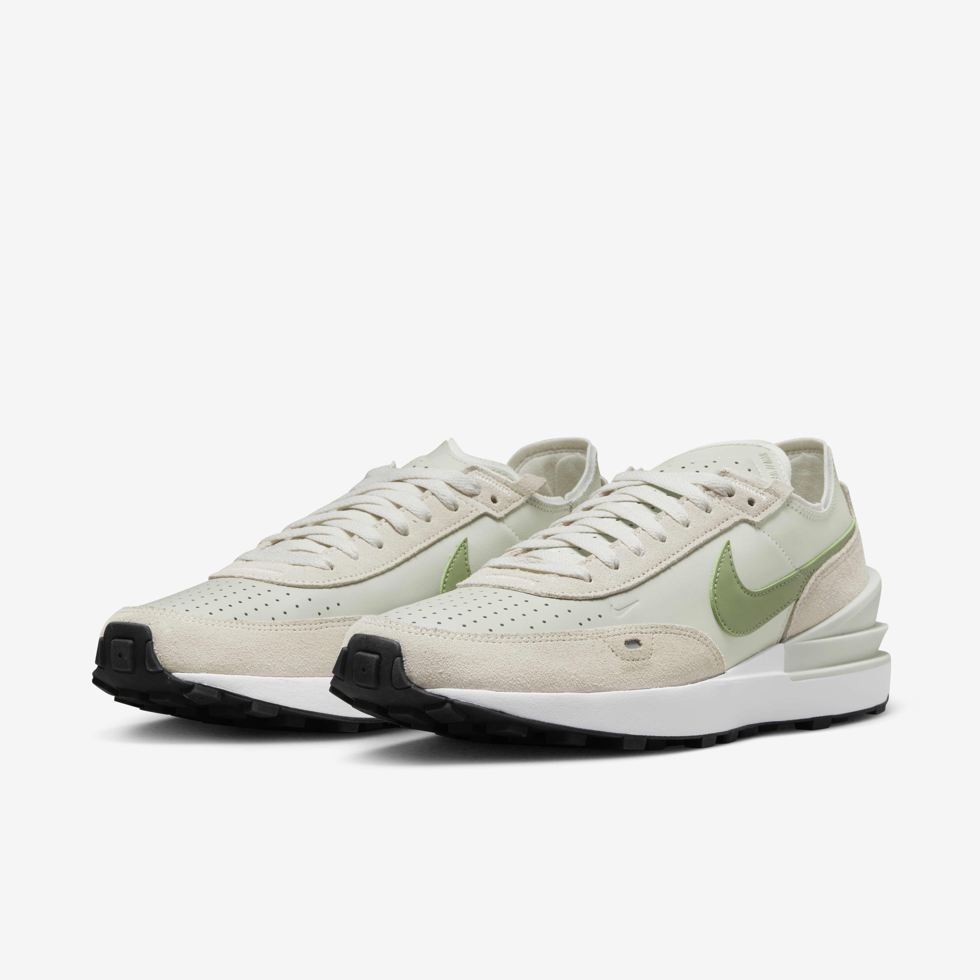 nike waffle ones green