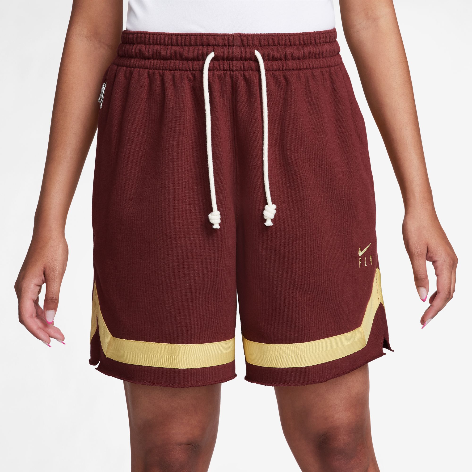 women's nike swoosh french terry shorts
