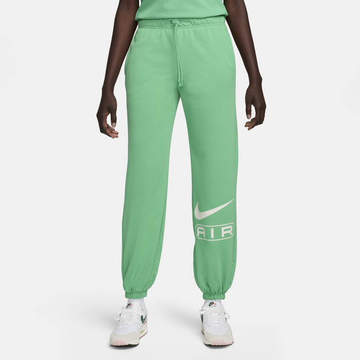 Buy Nike Air Women's Mid-Rise Fleece Joggers Spring Green/Sail