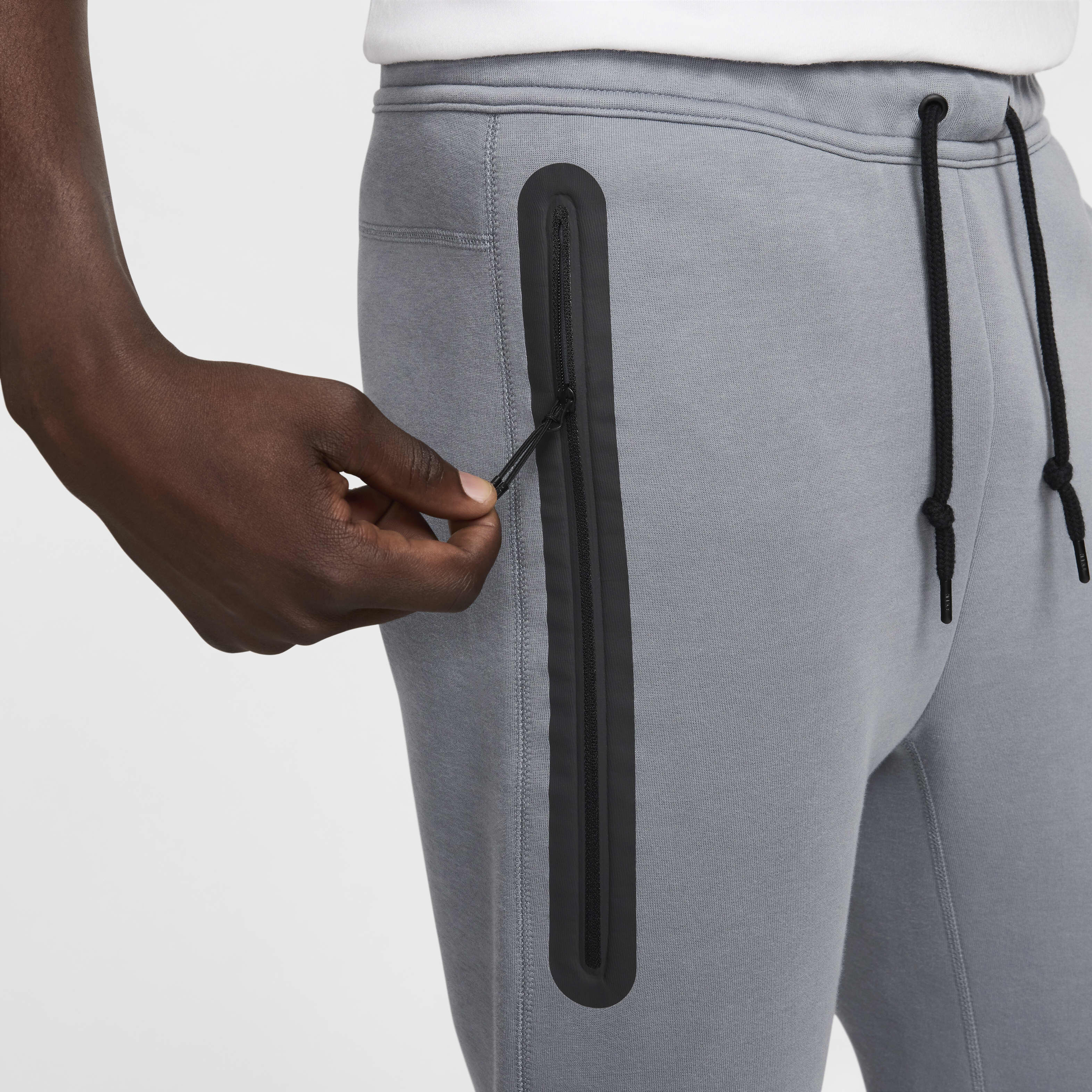 Nike tech fleece pants grey mens on sale
