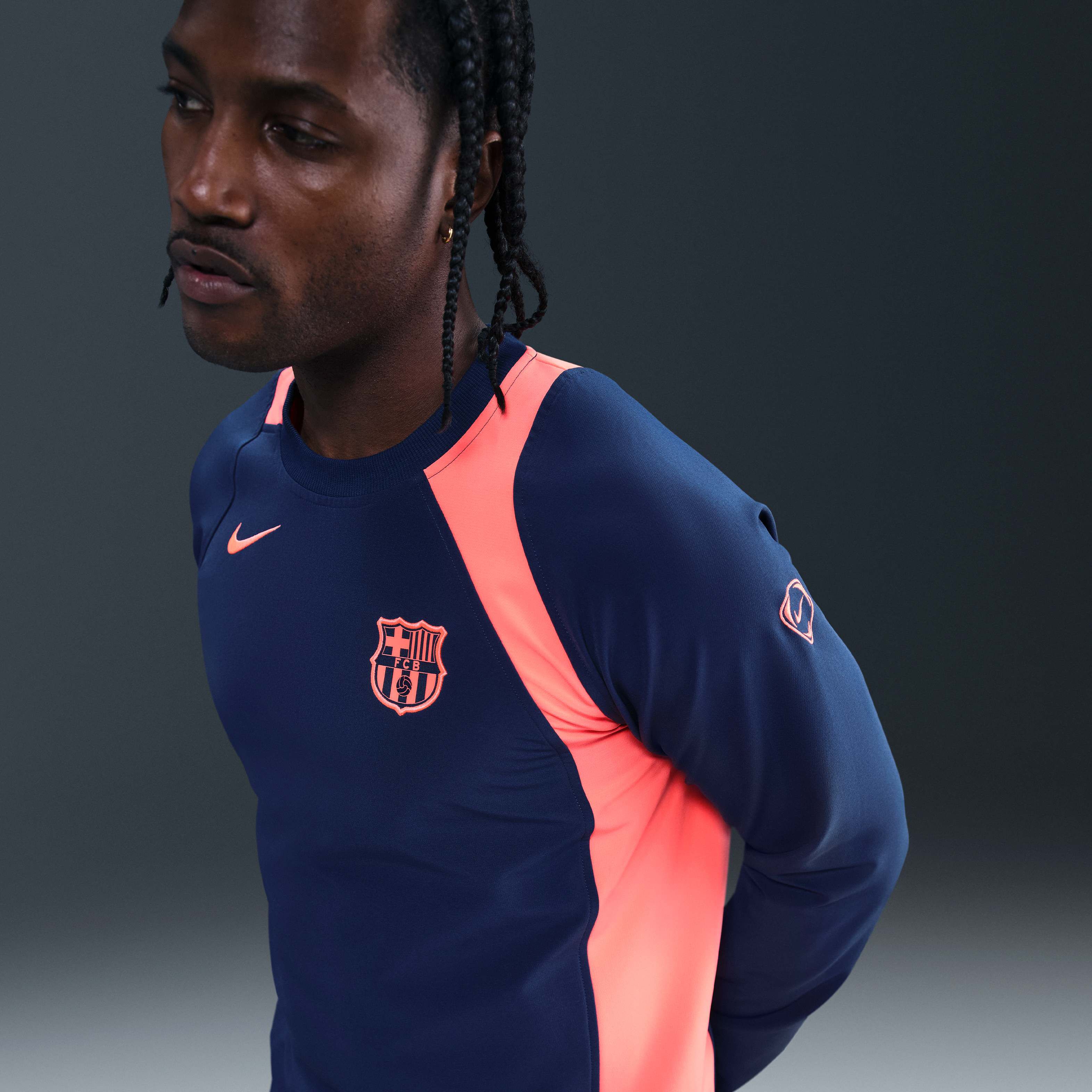 Buy F.C. Barcelona Third Men's Nike Total 90 Football Crew