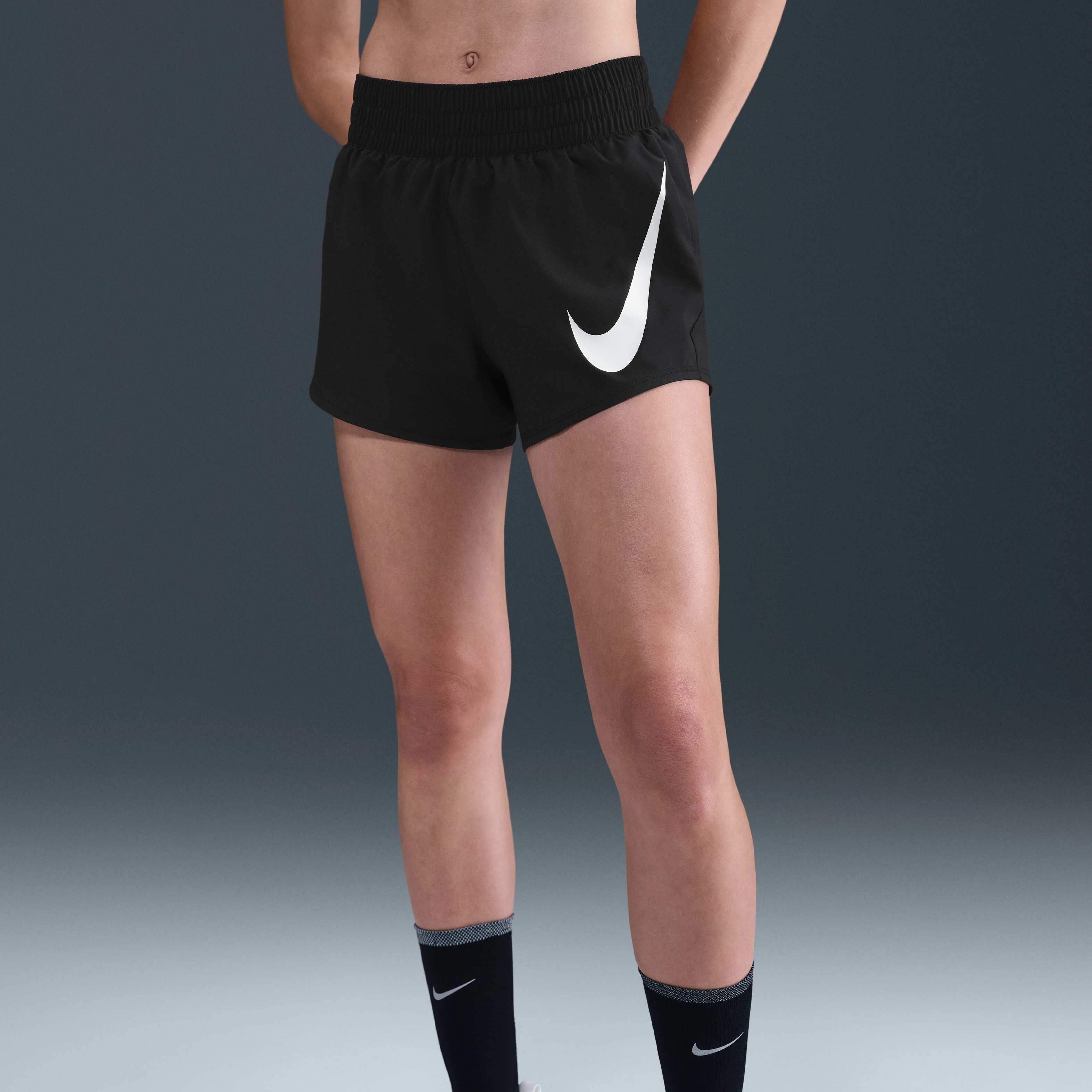 ★ Nike★ Dry Fit One Swoosh Mid Rise Shorts W Black HJ2196 Buy Nike One Swoosh Women's Dri-FIT Mid-Rise Loose 7.5cm