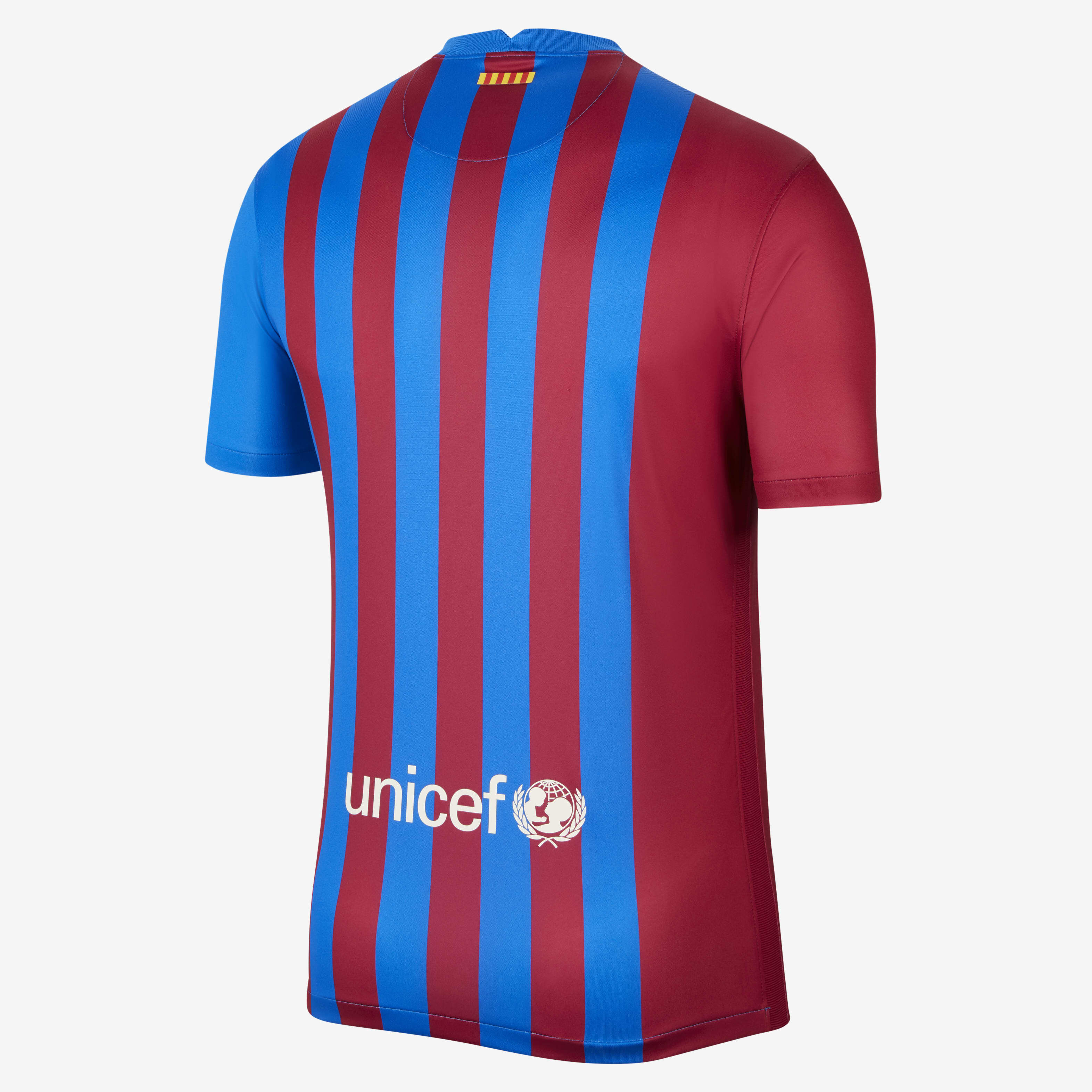 Buy F.C. Barcelona 2021 22 Stadium Home Men s Football Shirt Soar Pale Ivory Nike Saudi Official