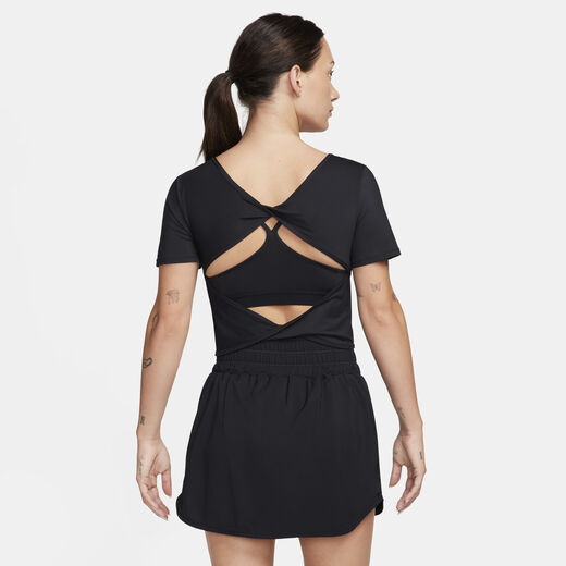 T-Shirts & Tops-Nike, Nike One Classic, Women's Dri-FIT Short-Sleeve Cropped Twist Top