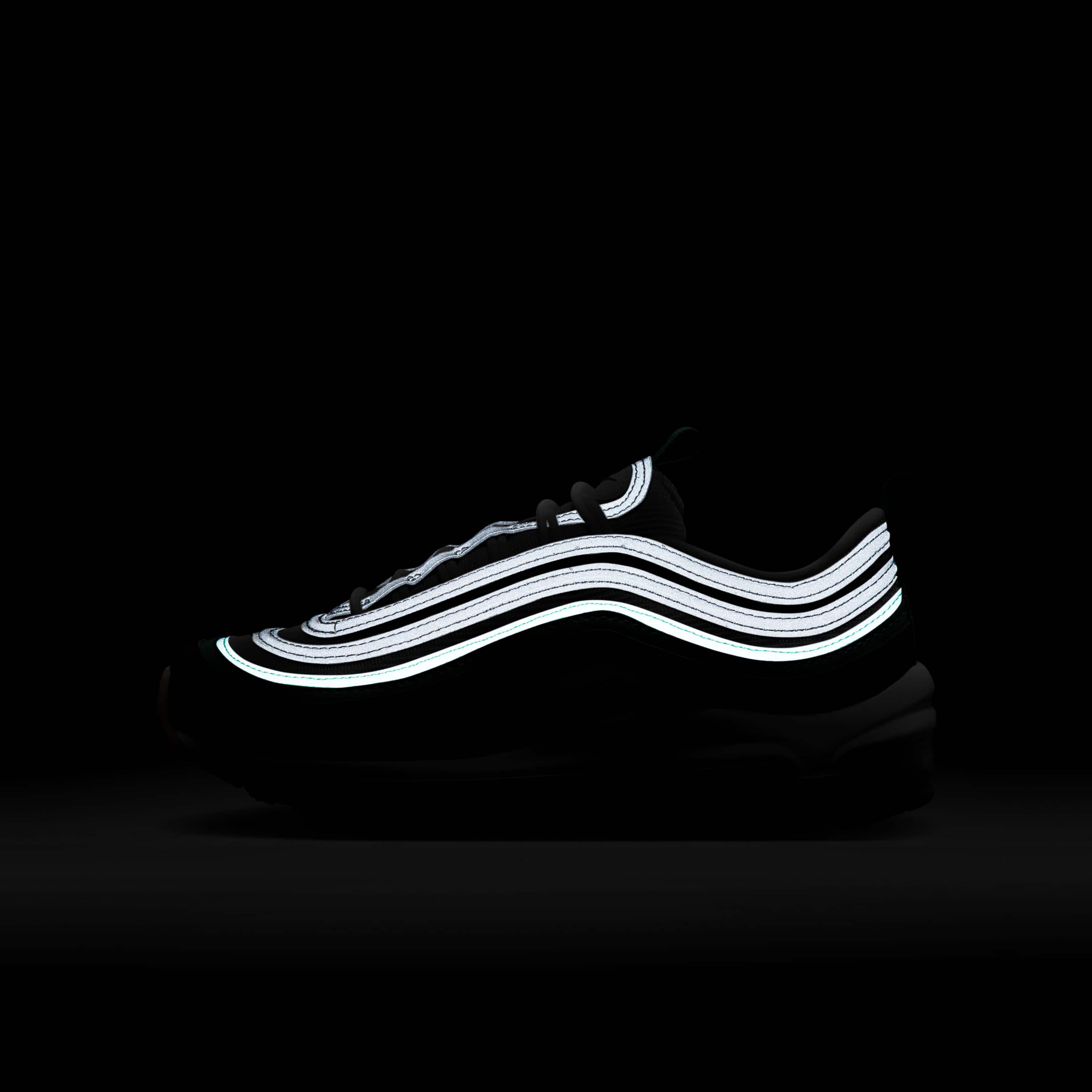 靴 AirMax97 Black Black White (W) Nike Women's Air Max 97 Shoes - Black / White — Just For Sports