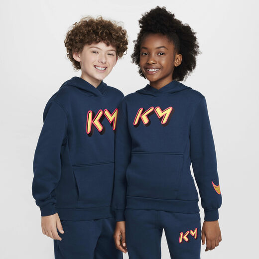 Kylian Mbappe Styles-Nike, Kylian Mbappé Club Fleece, Older Kids' Hoodie
