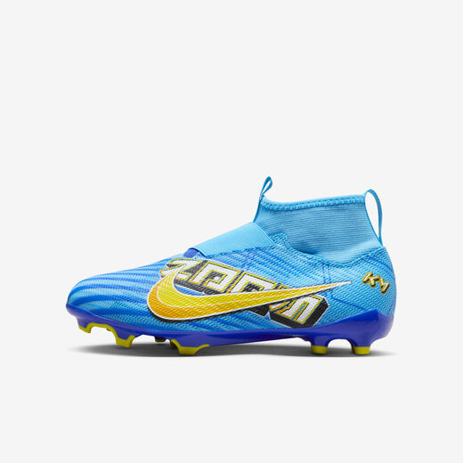 Shoes-Nike, Nike Jr. Mercurial Superfly 9 Pro KM FG/MG, Younger/Older Kids' Multi-Ground High-Top Football Boot