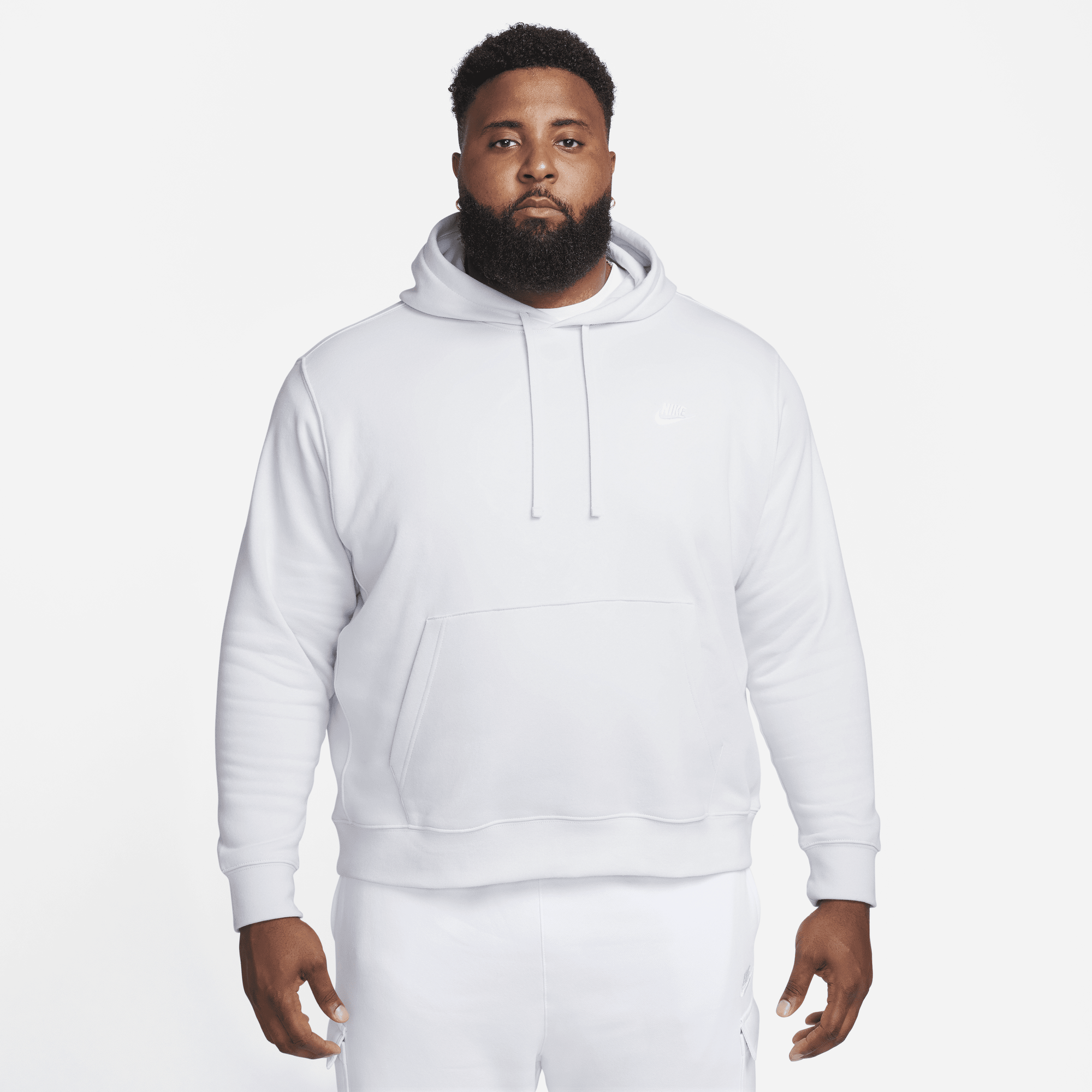 Shop Sportswear Club Fleece Pullover Hoodie Nike KSA