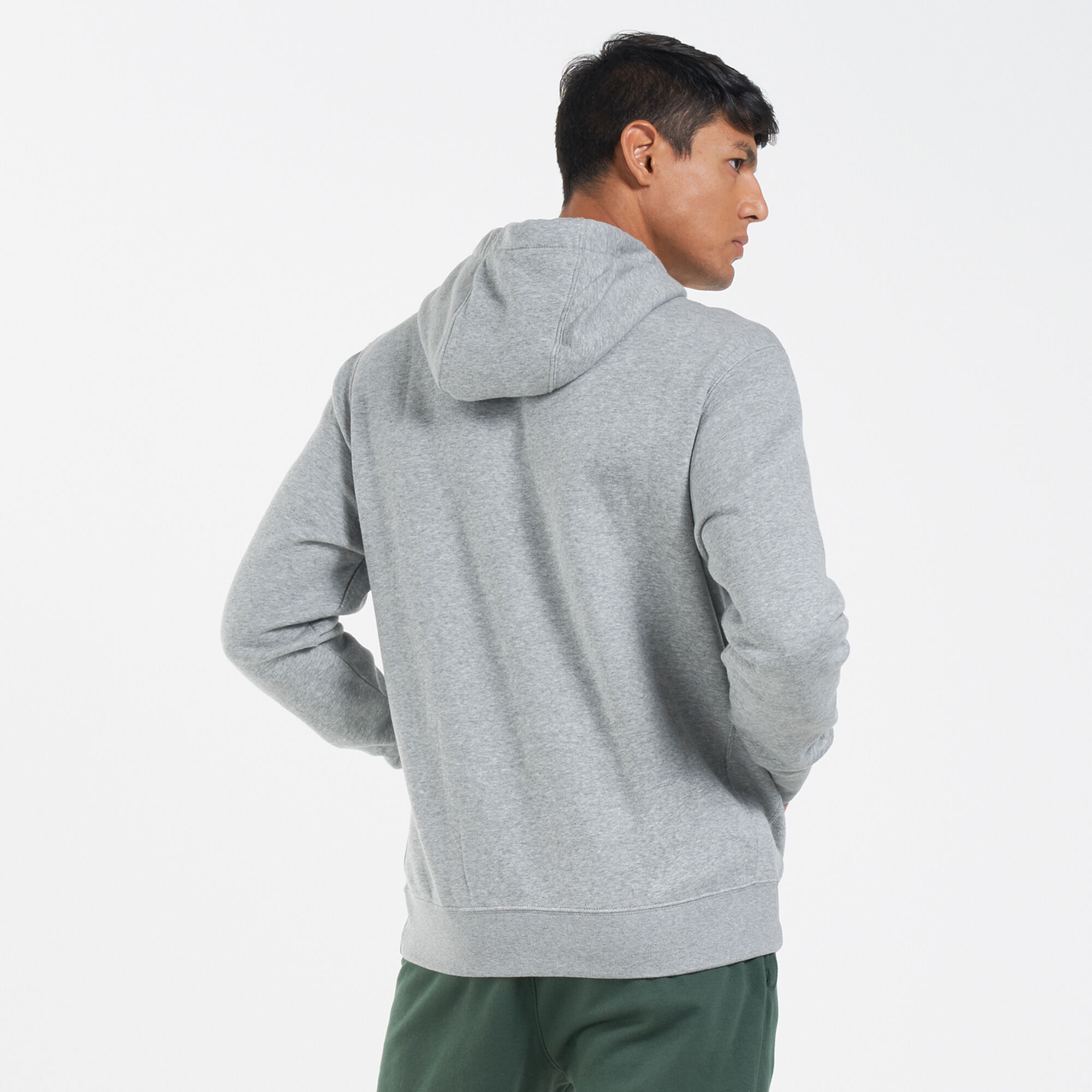 Shop Sportswear Club Fleece Men s Graphic Pullover Hoodie Nike KSA