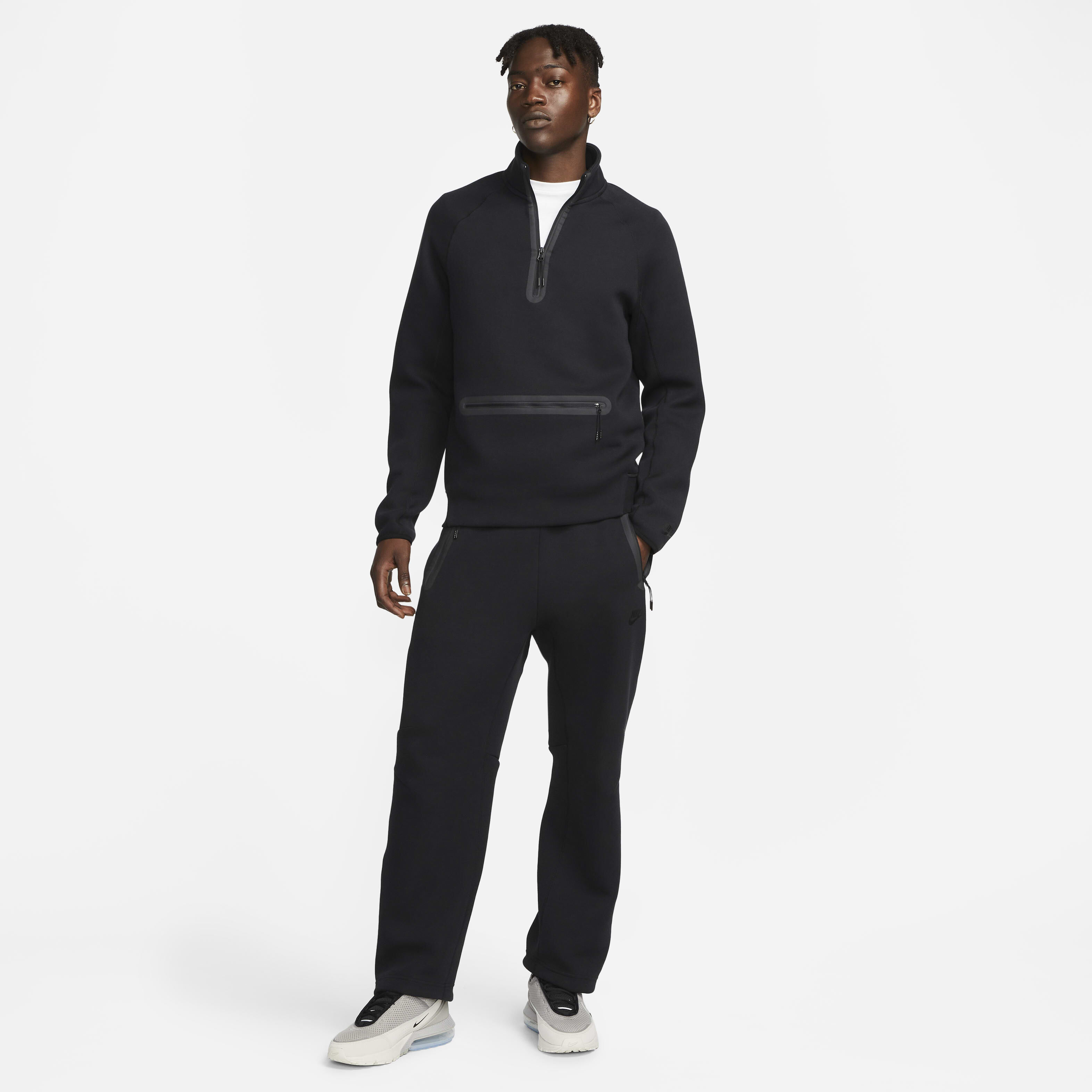 Buy Nike Sportswear Tech Fleece Men s Open Hem Tracksuit Bottoms Nike Saudi Official