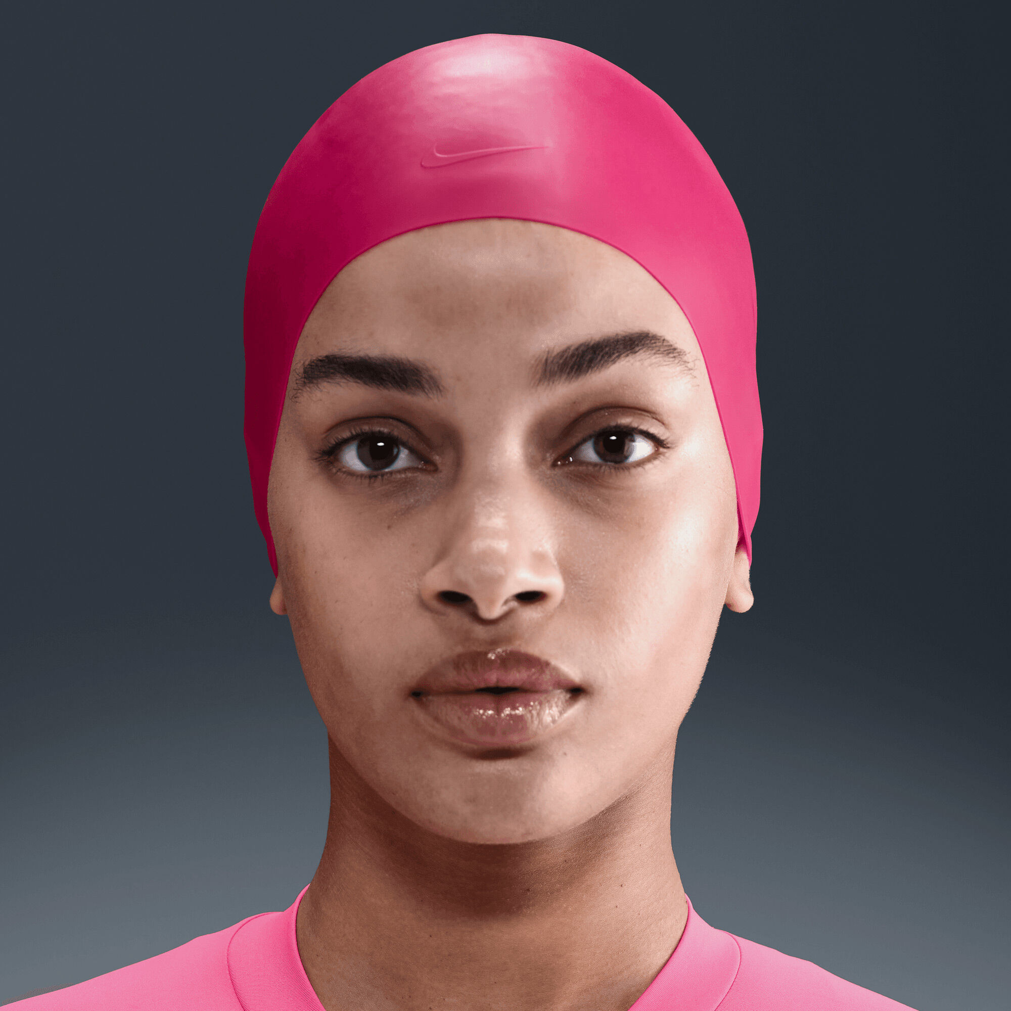 قبعة السباحة لونج هير سيليكون image number 0