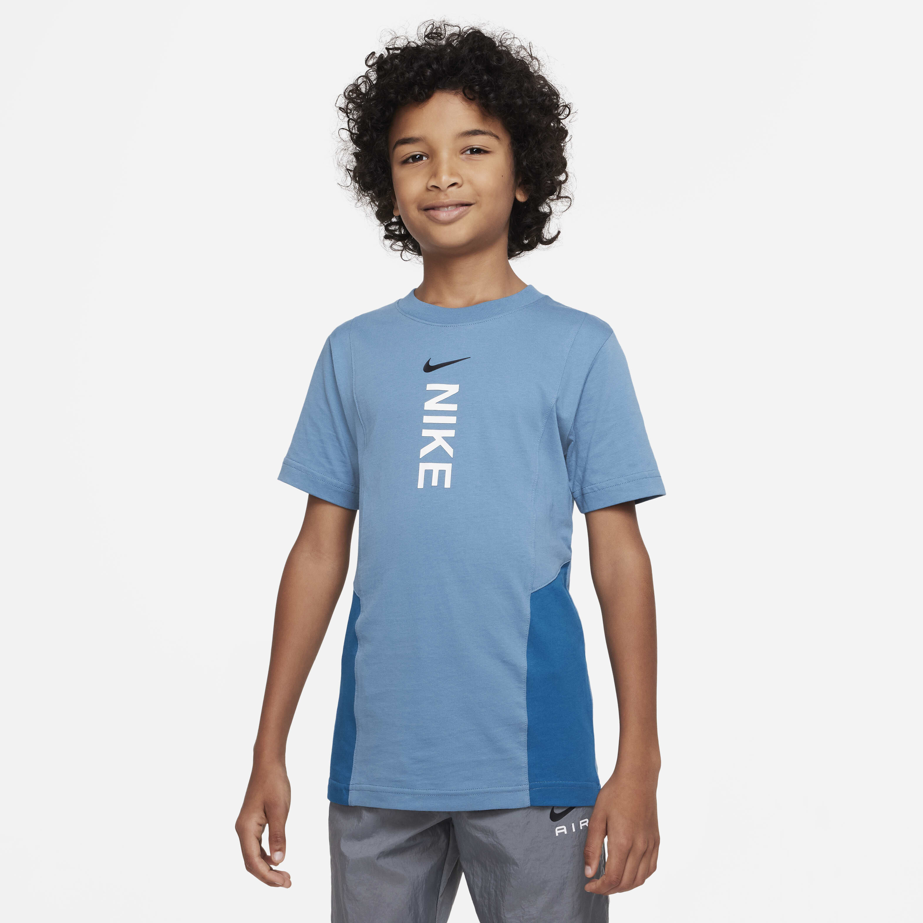 Buy Nike Sportswear Hybrid Older Kids' (Boys') Top Noise Aqua