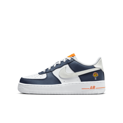 Air force 1 lv8 red top white and blue