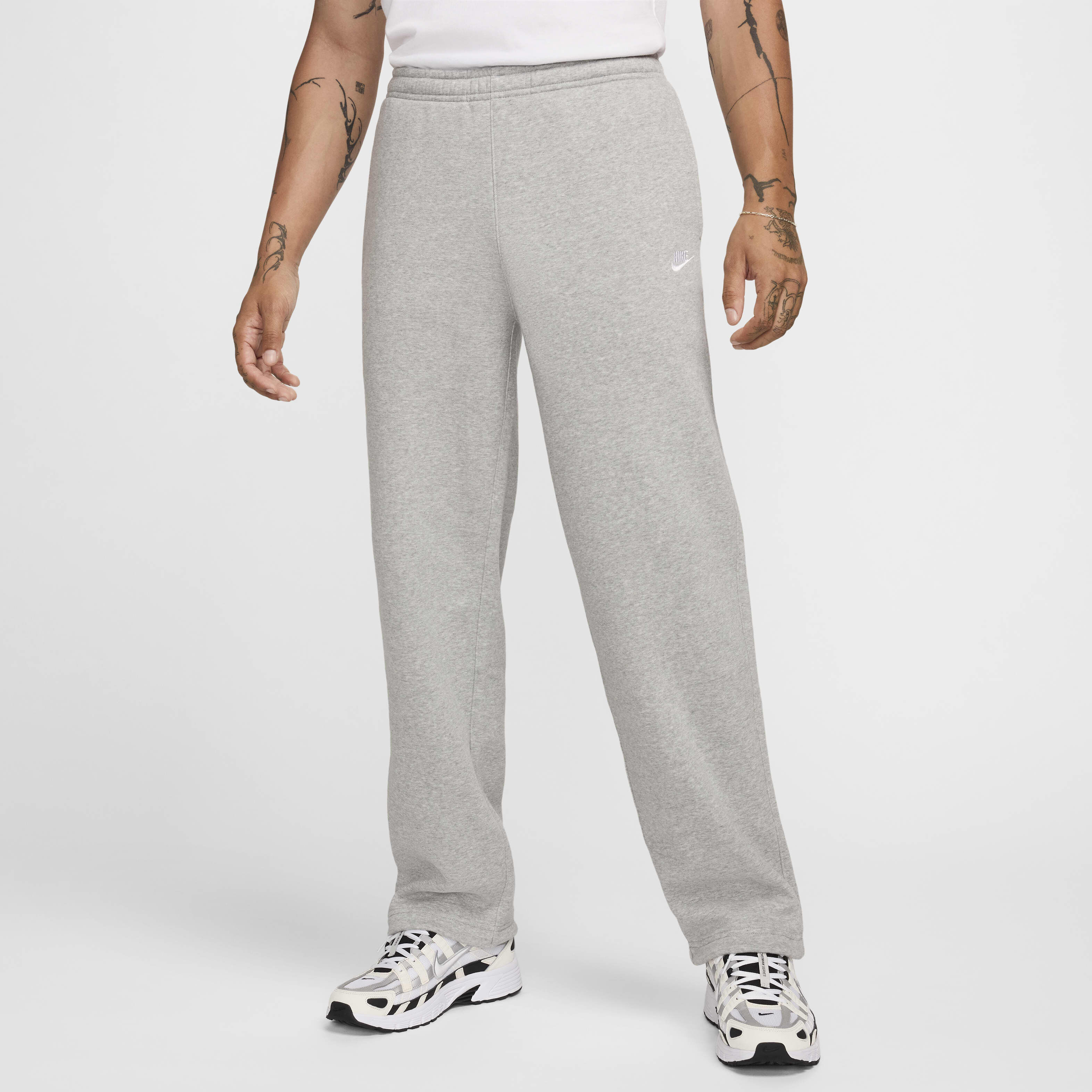 Nike fleece cuffed sweatpants sales