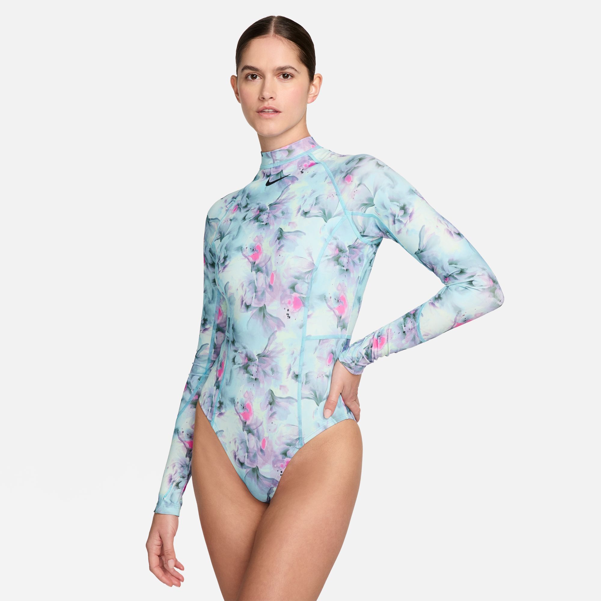 Buy Nike Swim Hydralock Fusion Women s Long Sleeve One Piece Swimsuit Nike Saudi Official