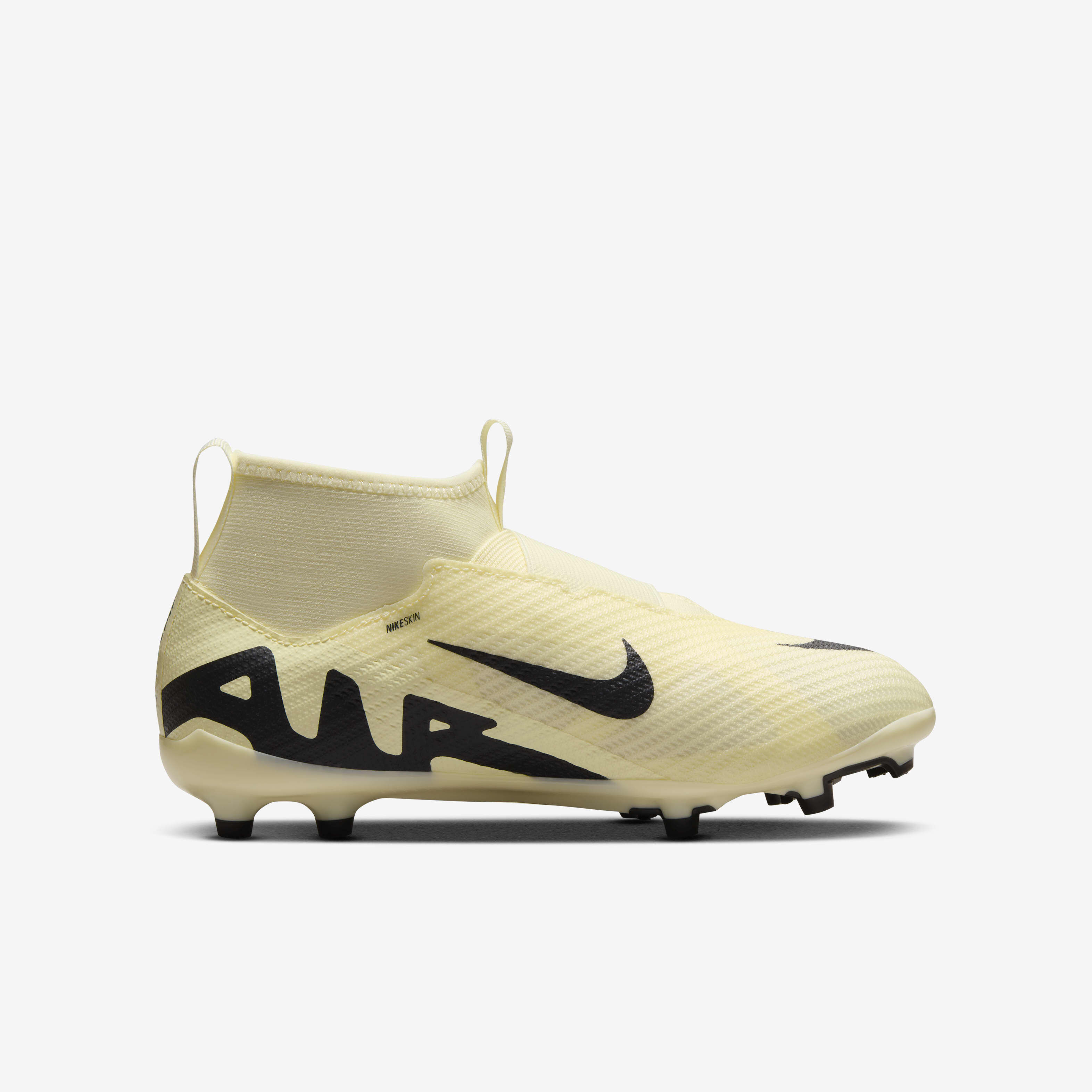 Buy Nike Jr. Mercurial Superfly 9 Pro Younger Older Kids Firm Ground High Top Football Boot Lemonade Black Nike Saudi Official