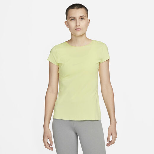 كساء-نايكي, Nike Yoga Luxe, تيشيرت بأكمام قصيرة للنساء