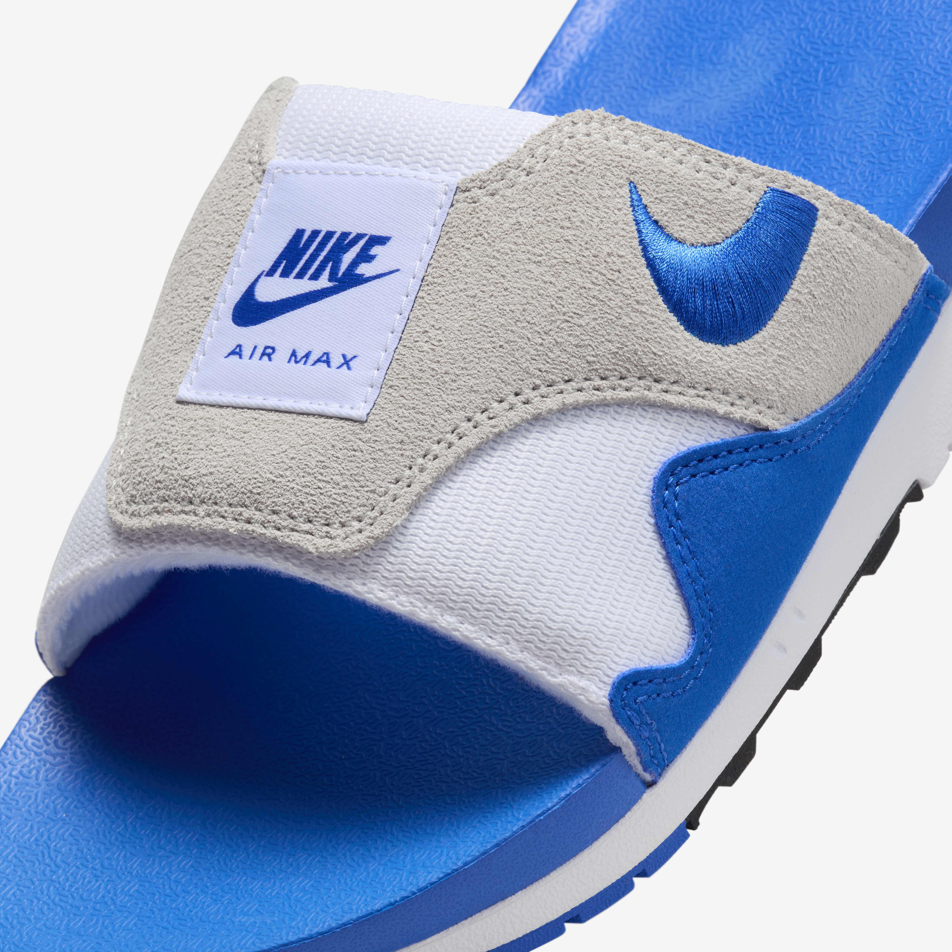 Buy Nike Air Max 1 Men's Slides - White/Black/Light Neutral Grey