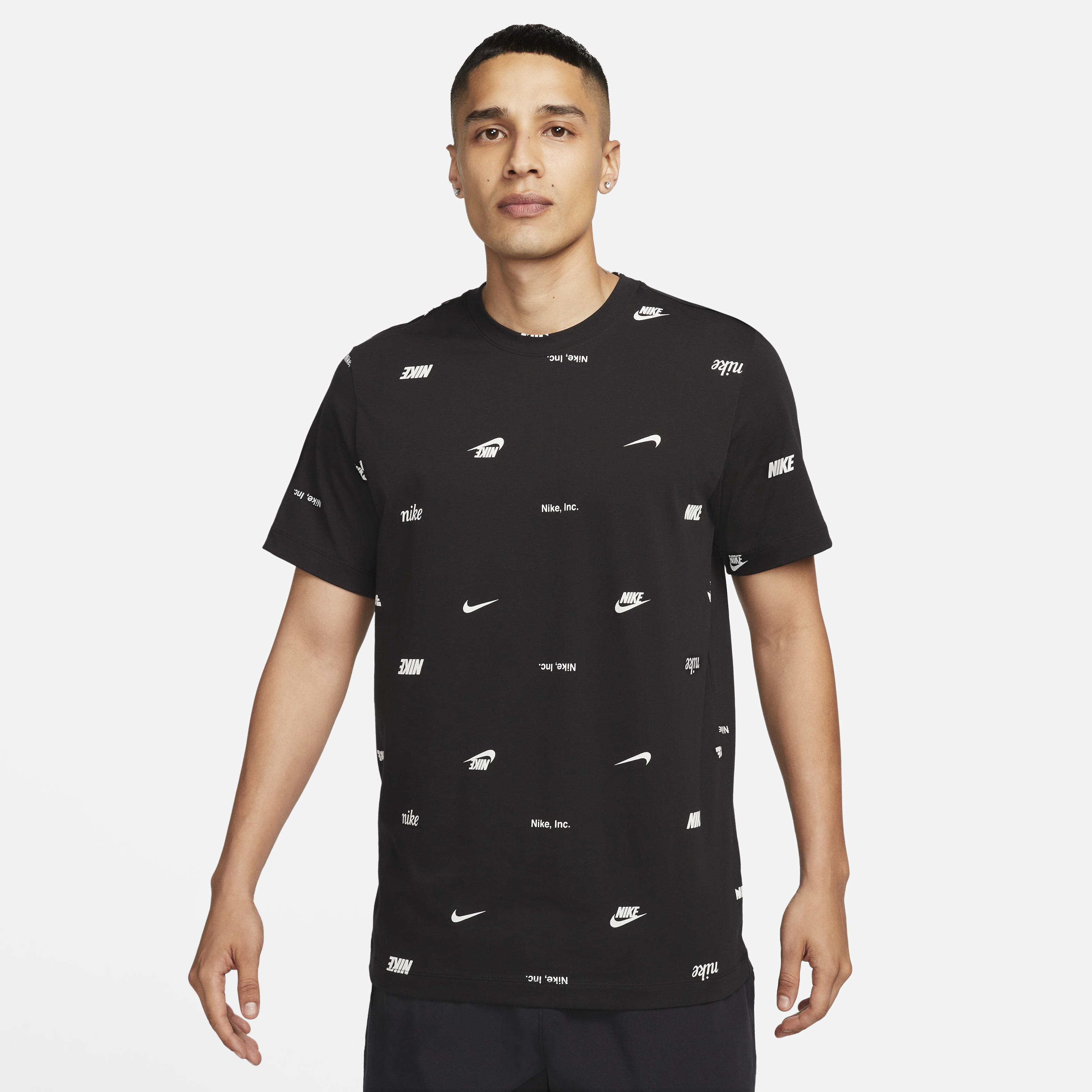Buy Nike Club Men s All over Print T Shirt Nike Saudi Official