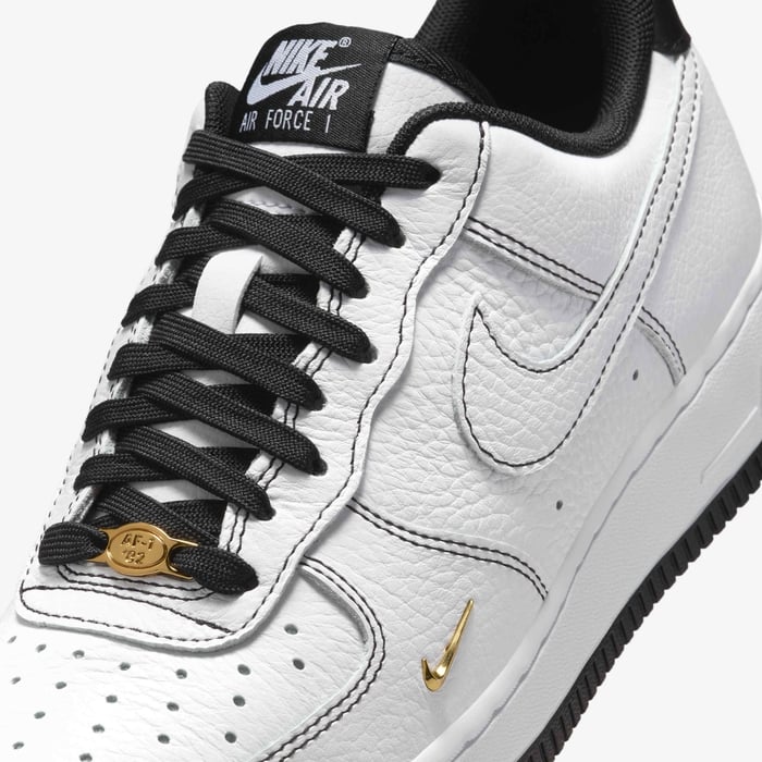 White Air Force Black Metallic Louis Vuitton Nike Air Force Low By