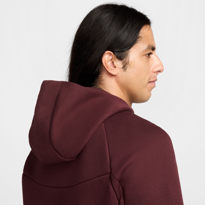 Nike tech burgundy hoodie sales