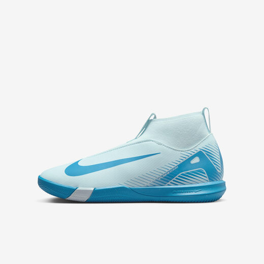 Kids' Football Indoor Court Shoes-Nike, Nike Jr. Mercurial Superfly 10 Academy, Younger/Older Kids' IC High-Top Football Shoes