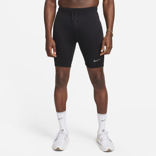 Running Shorts-Nike, Nike Fast, Men's Dri-FIT Brief-Lined Running 1/2-Length Tights