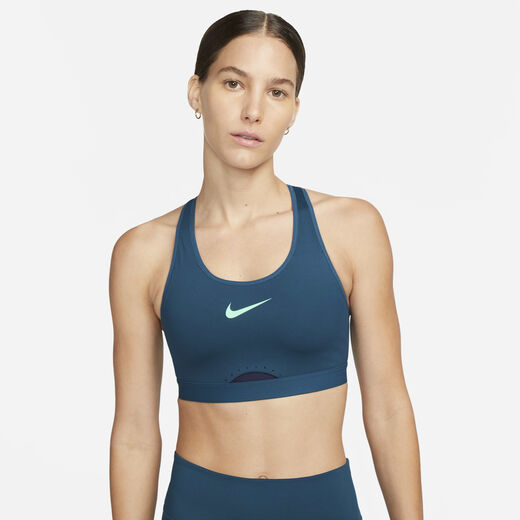 Sports Bras-Nike, Nike Swoosh, Women's High-Support Non-Padded Adjustable Sports Bra