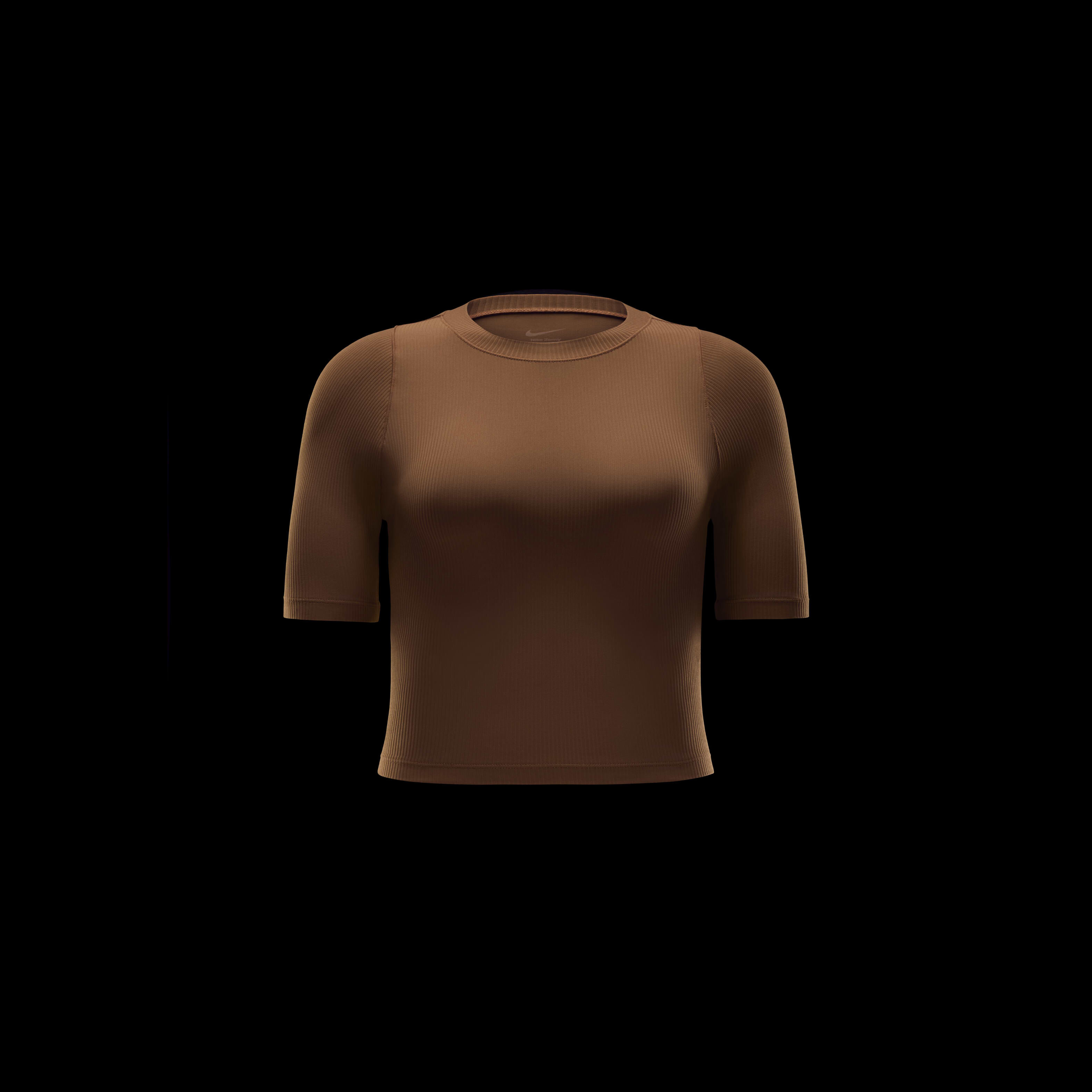 Buy Nike Zenvy Rib Women's Dri-FIT Short-Sleeve Top - Light