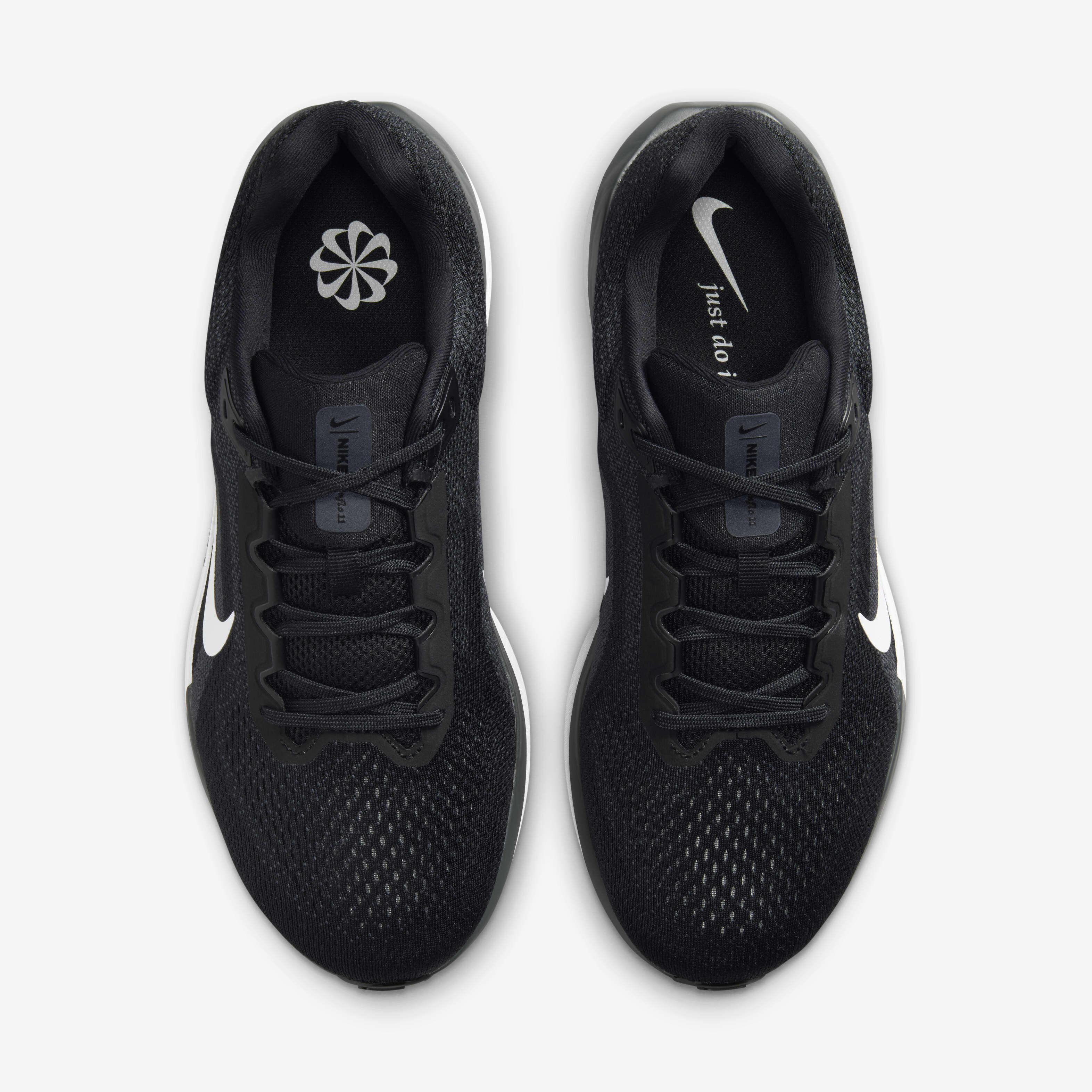 Buy Nike Winflo 11 Men s Road Running Shoes Extra Wide Black Anthracite Cool Grey White Nike Saudi Official