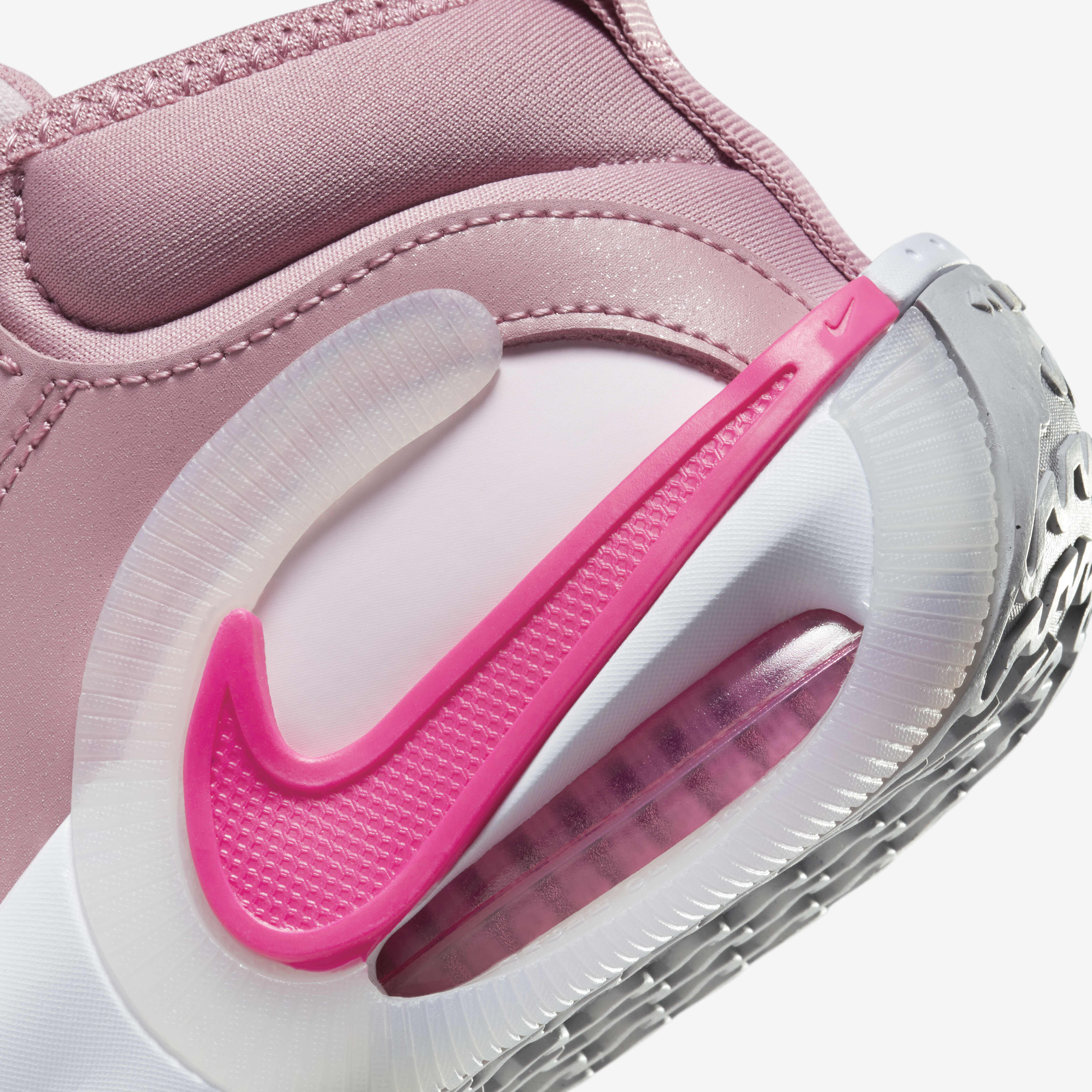 Nike zoom white and pink top