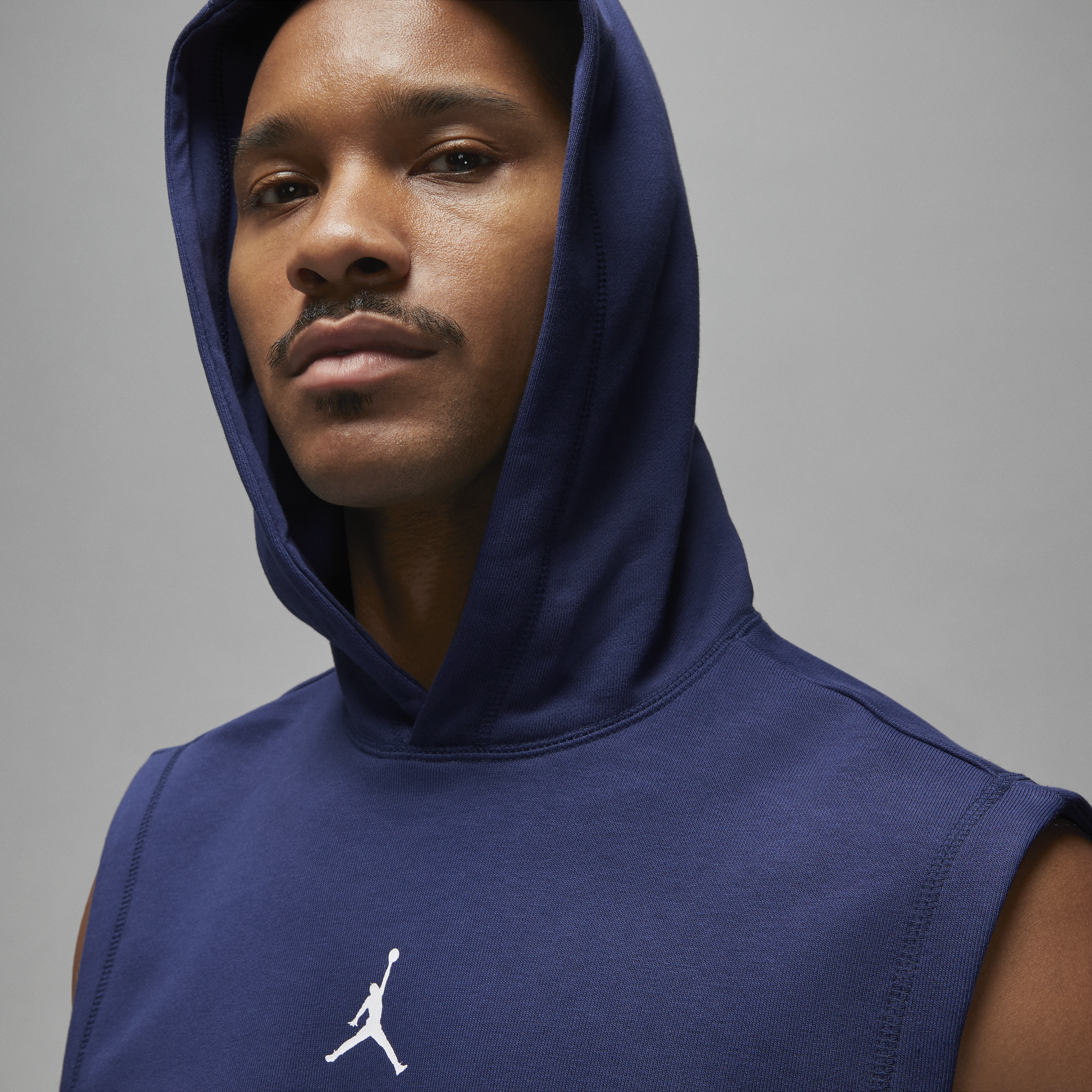 Jordan sleeveless hoodie mens on sale