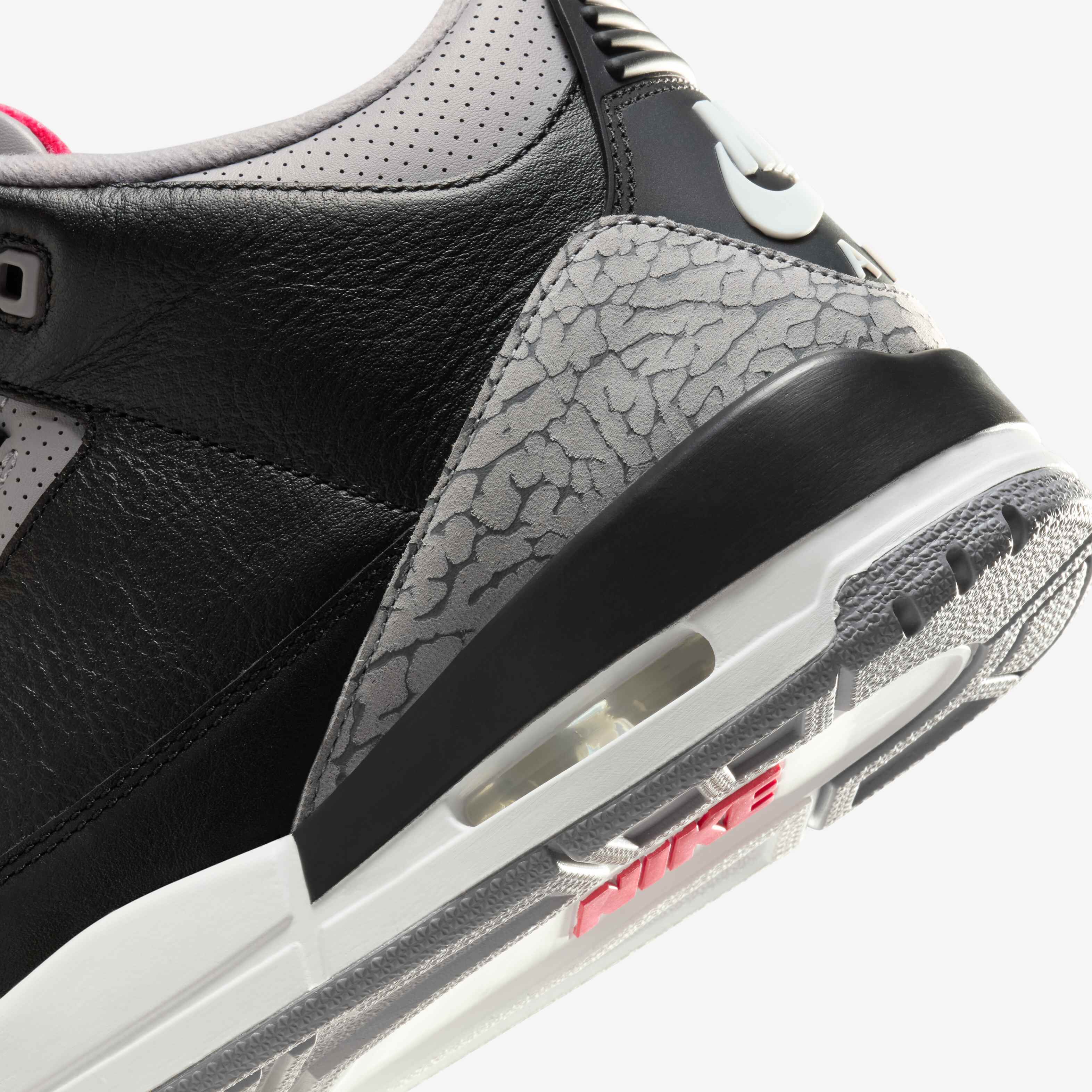 Buy Air Jordan 3 Retro 'Black Cement' Men's Shoes - Black/Cement  Grey/Summit White/Fire Red | Nike Saudi Official
