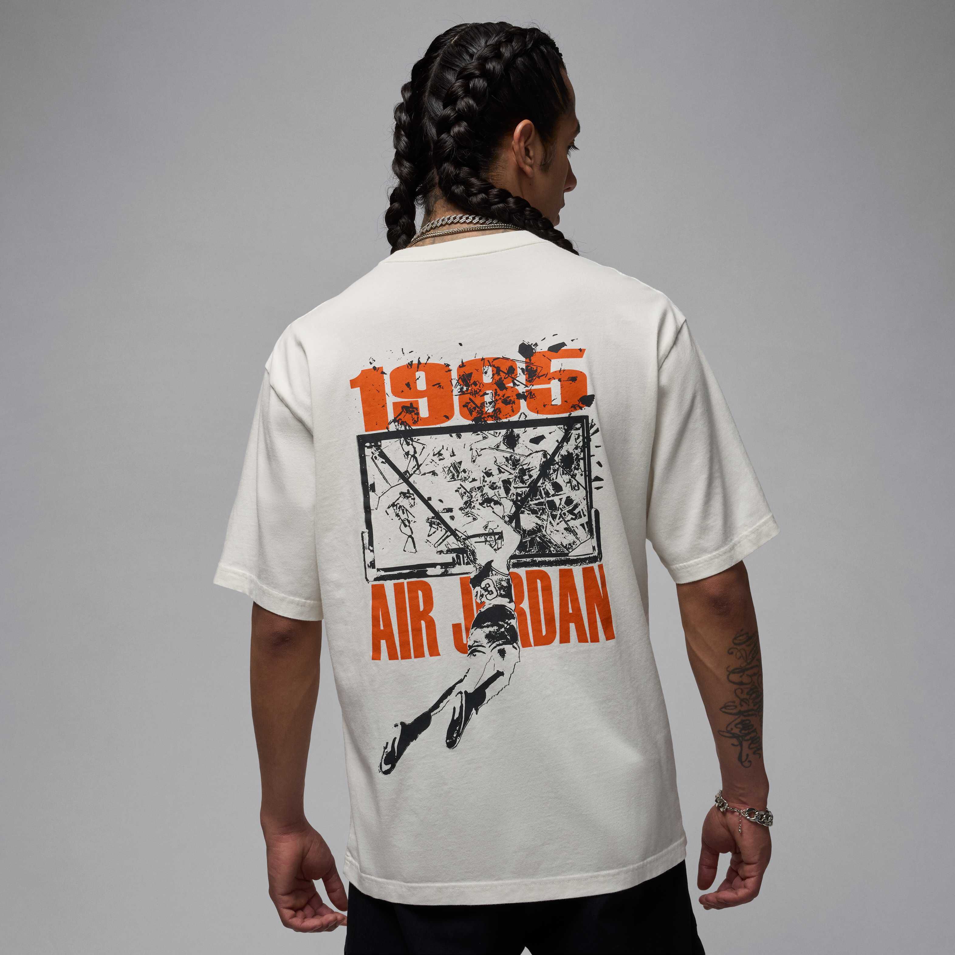 Tシャツ・カットソー Nike JORDAN BROOKLYN MEN'S PRINTED T-SHIRT TF5D0194 Shop Jordan Brooklyn Printed T-Shirt HQ8946-010 black