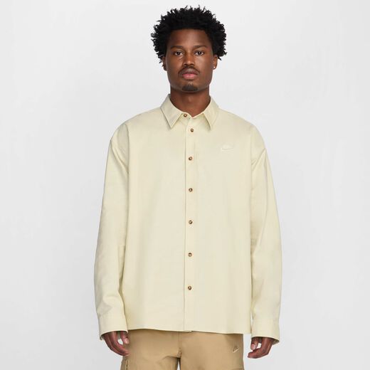 Ramadan Collection-Nike, Nike Club, Men's Oversized Long-Sleeved Oxford Shirt Ramadan Collection-Nike, Nike Club, Men's Oversized Long-Sleeved Oxford Shirt