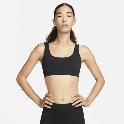 Nike Dri Fit Rival High Support Padded Sports Bra Pink