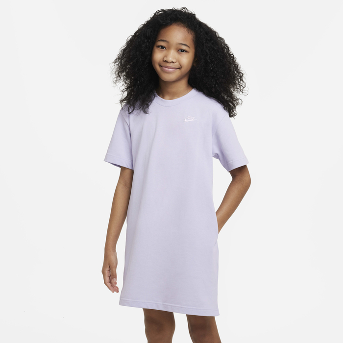 Buy Nike Sportswear Older Kids' (Girls') T-Shirt Dress Oxygen