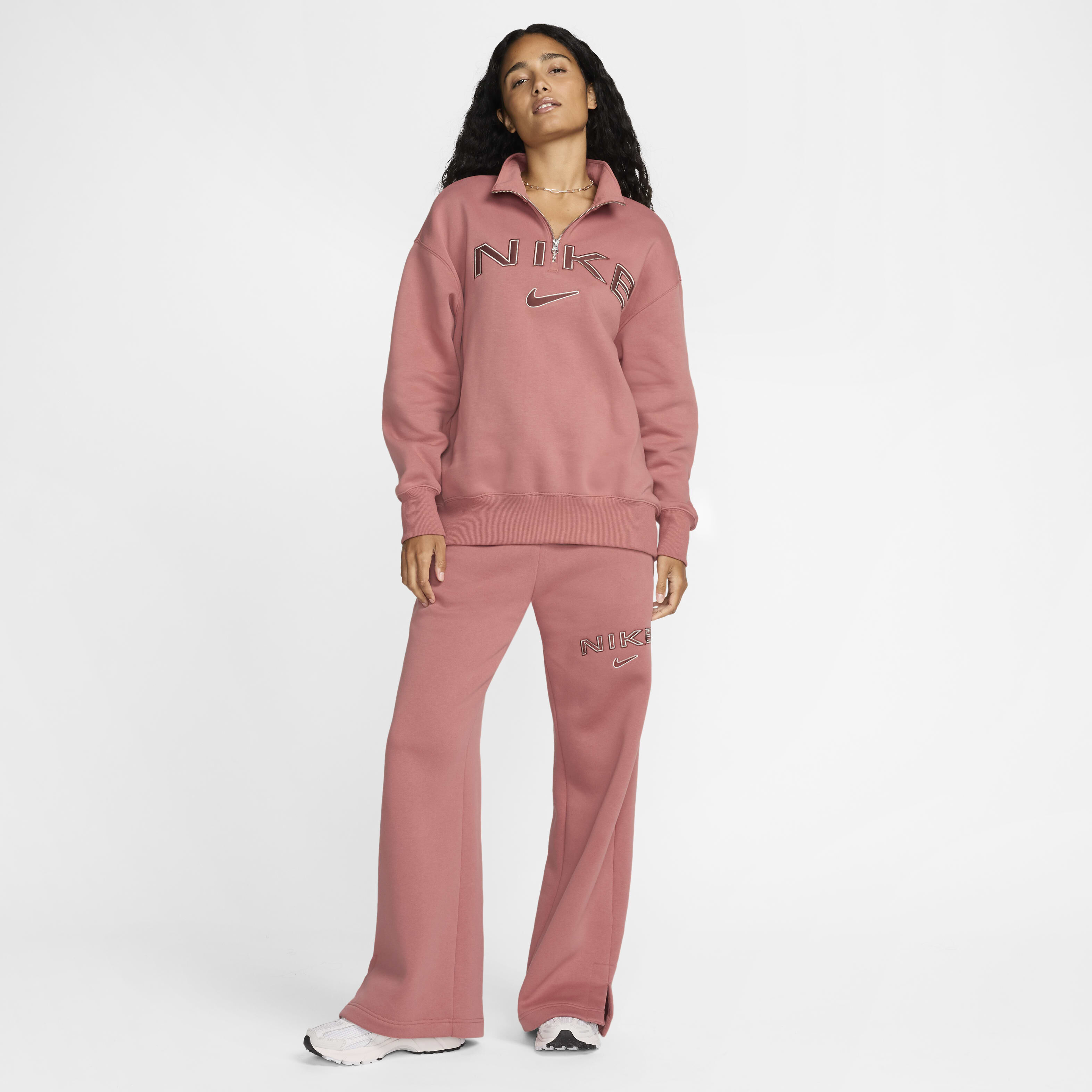 ニコ Buy Nike Sportswear Phoenix Fleece Women's Oversized 1/4-Zip Logo