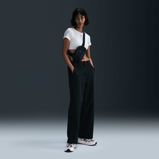 Look for warmer weather-Nike, Nike Sportswear Collection, Women's Mid-Rise Twill Trousers