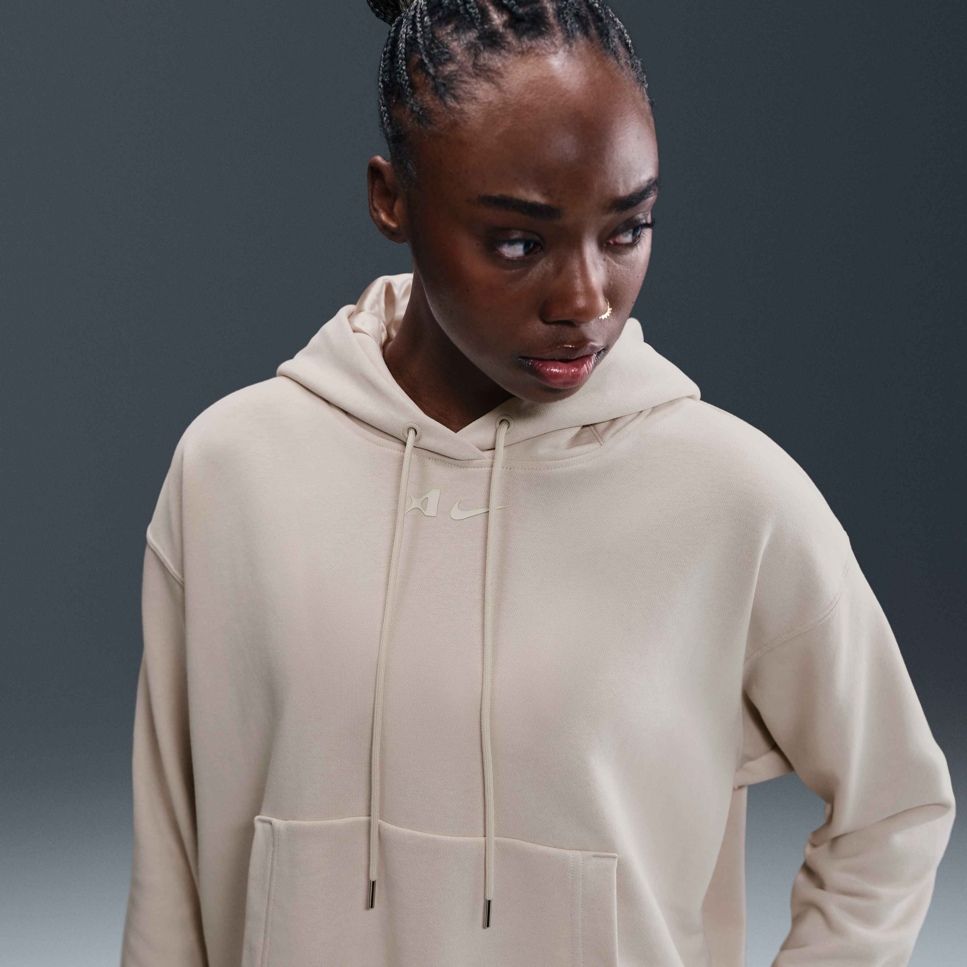 Buy A'ja Wilson Women's Oversized Cropped Basketball Hoodie