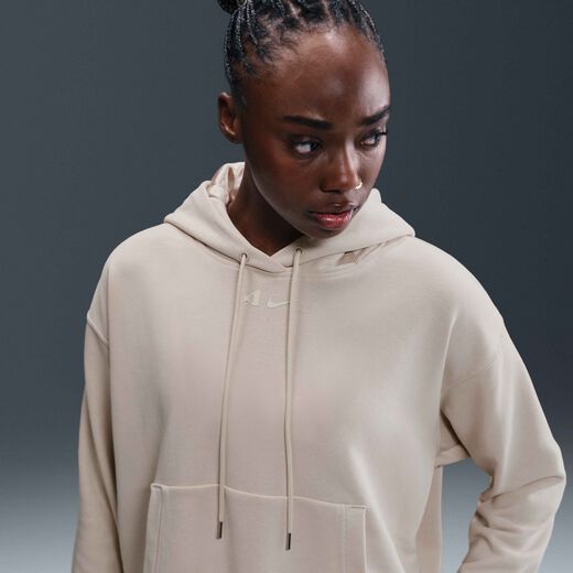 Women's Hoodies & Sweatshirts-Nike, A'ja Wilson, Women's Oversized Cropped Basketball Hoodie