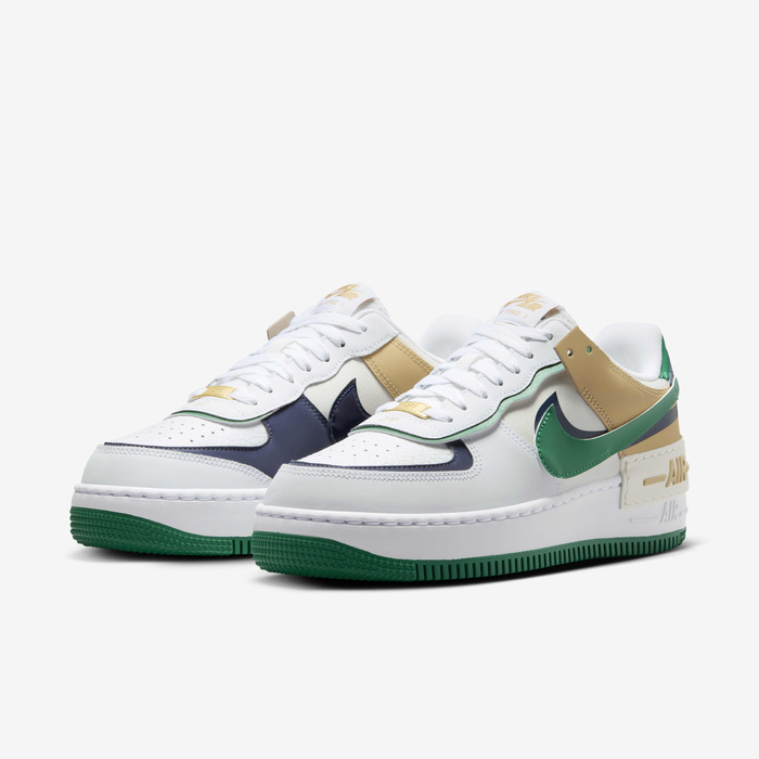 Buy Nike Air Force Shadow Women's Shoes White/Malachite/Sesame