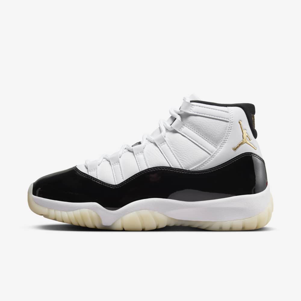 Jordan 11 blue and gold cheap