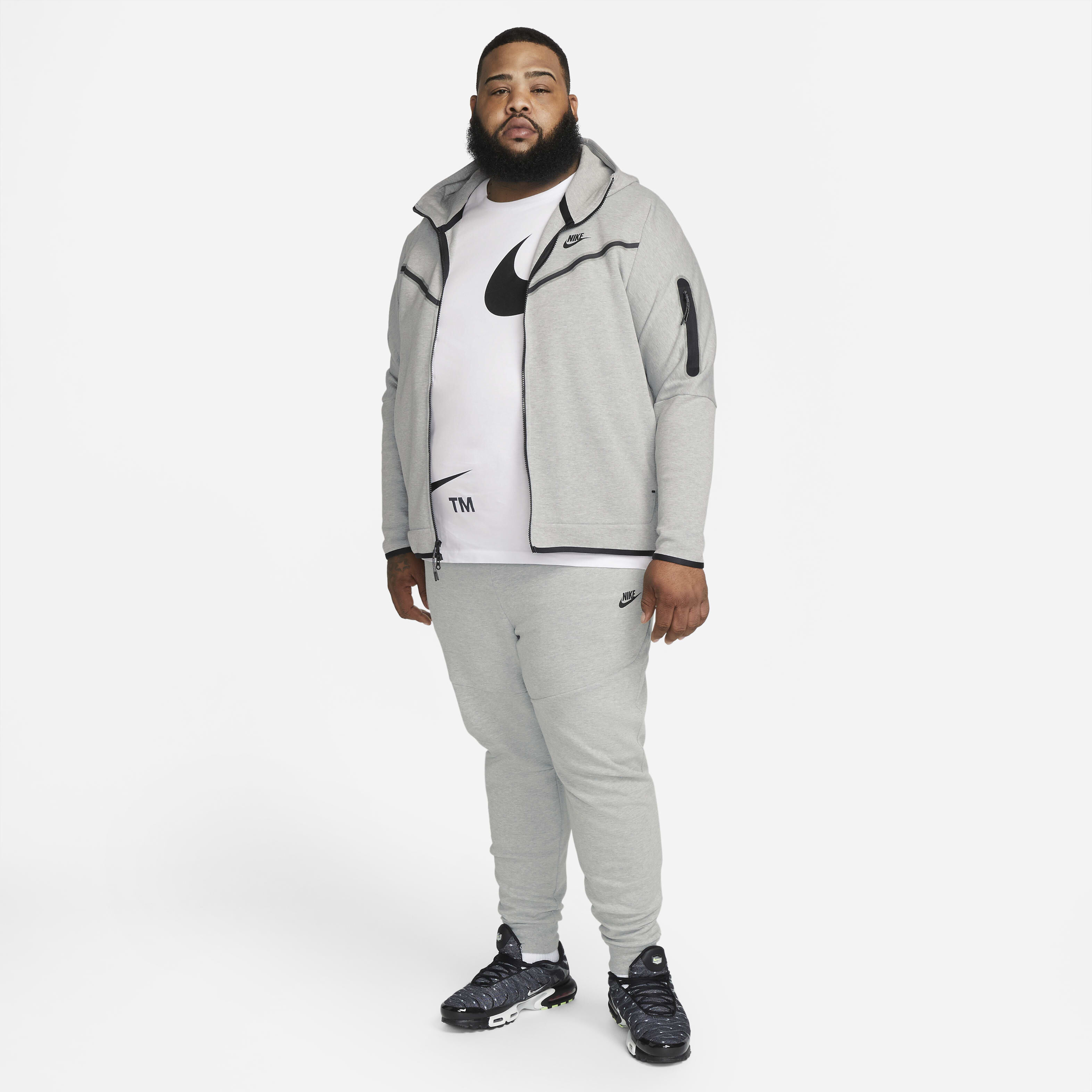 Nike tech fleece white grey new arrivals