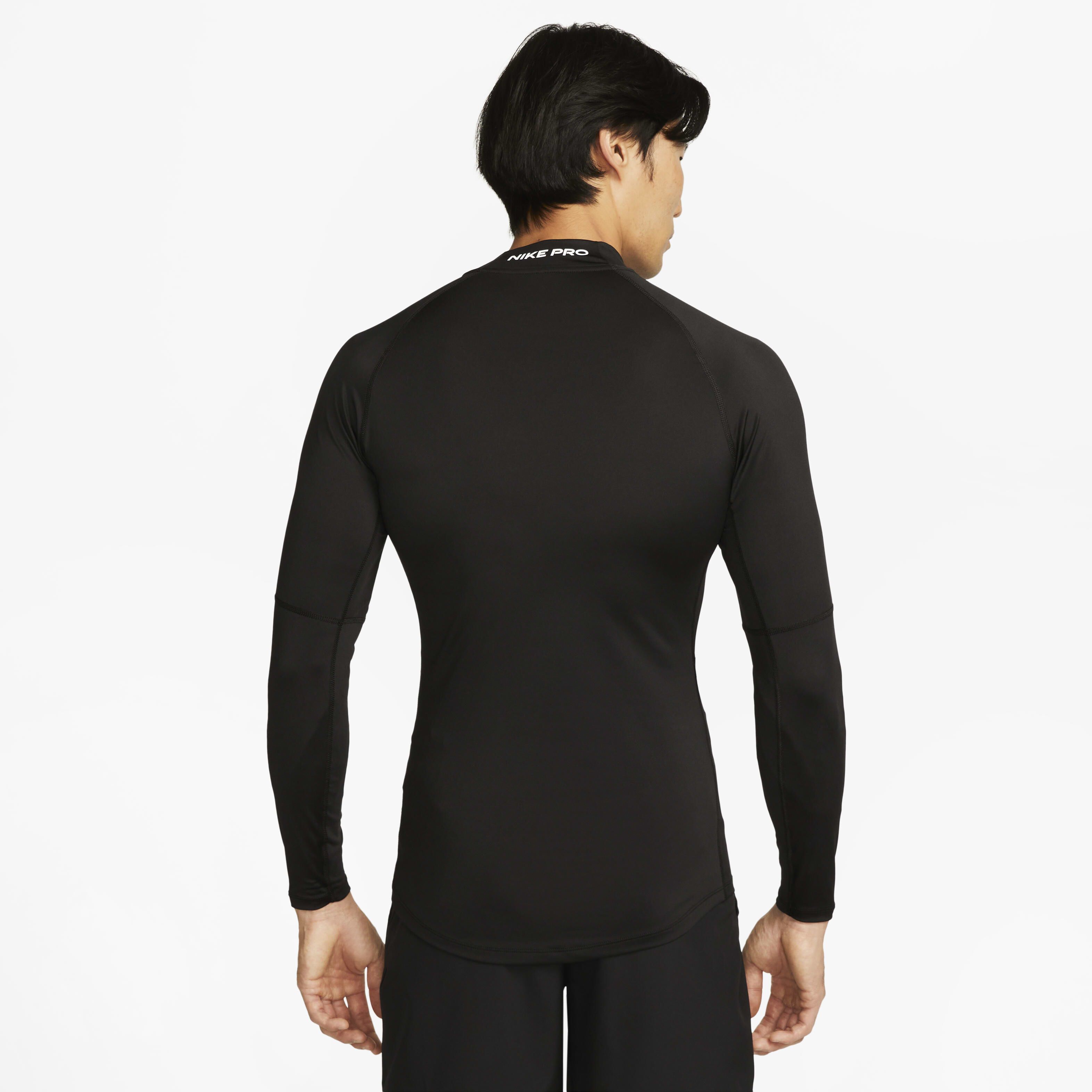★★Nike★★ Pro Dry Fit Fitness Mock Neck Long Sleeve Top M Nike Pro Men's Dri-FIT Fitness Mock-Neck Long-Sleeve Top
