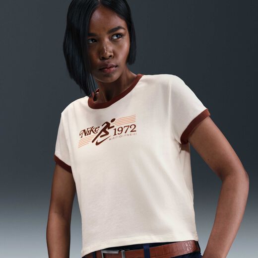 Women's T Shirts-Nike, Nike Sportswear, Women's Ringer T-Shirt
