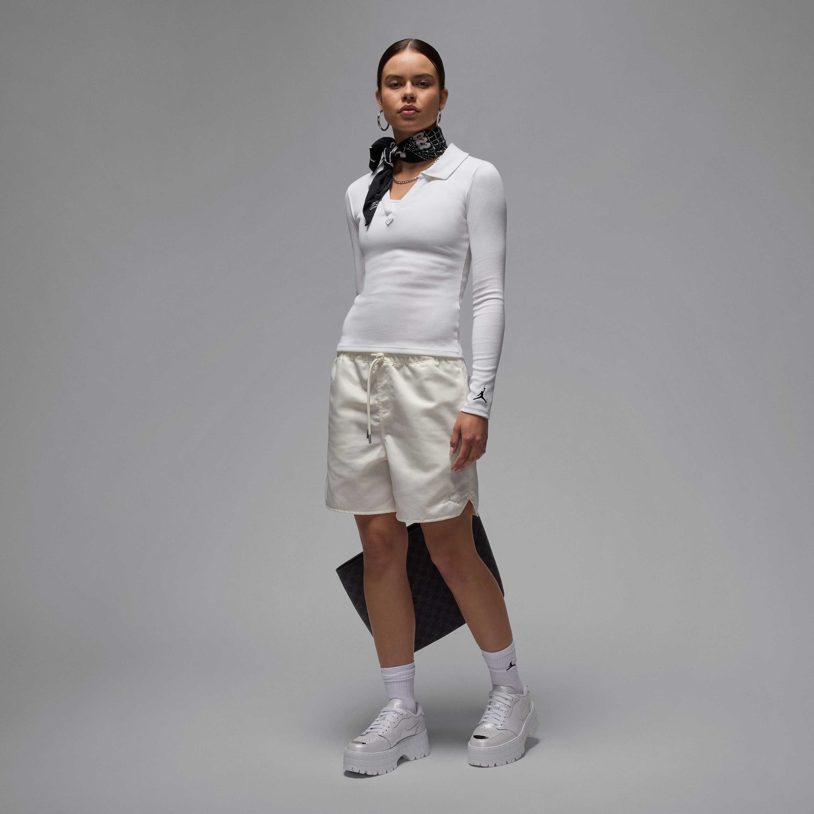Buy Air Jordan 1 Brooklyn Low Women's Shoes - White/Metallic