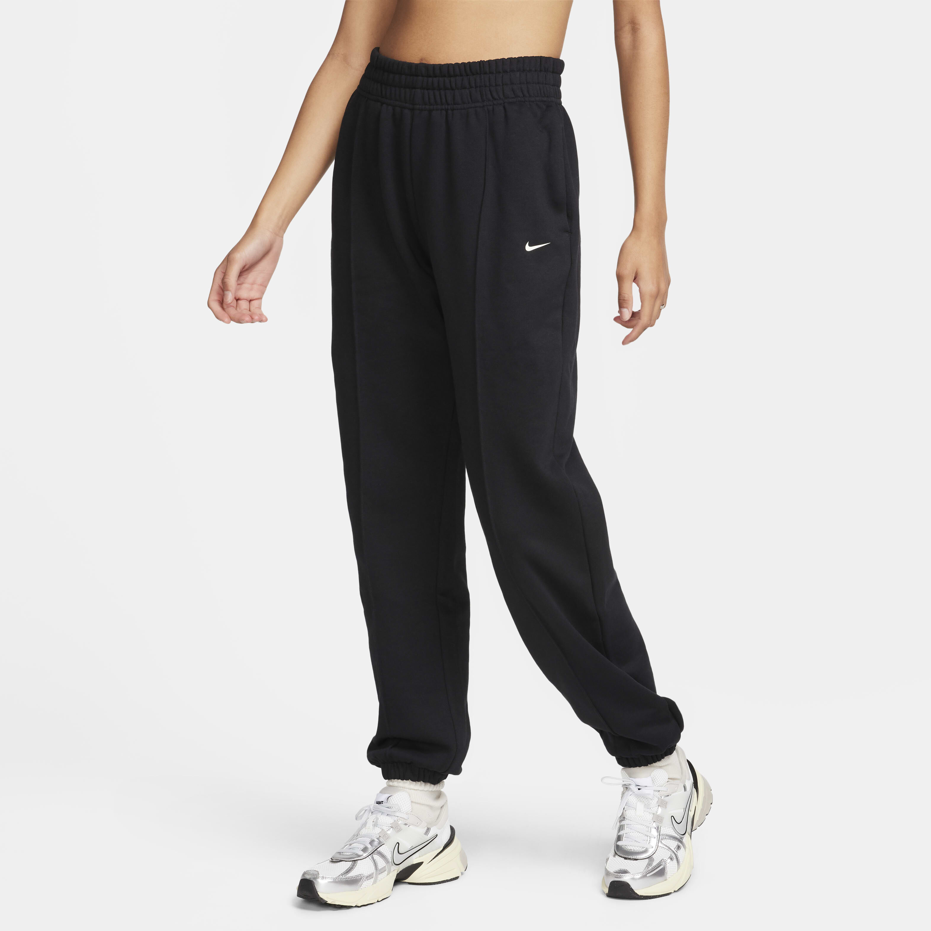 Nike essential loose fleece pants discount