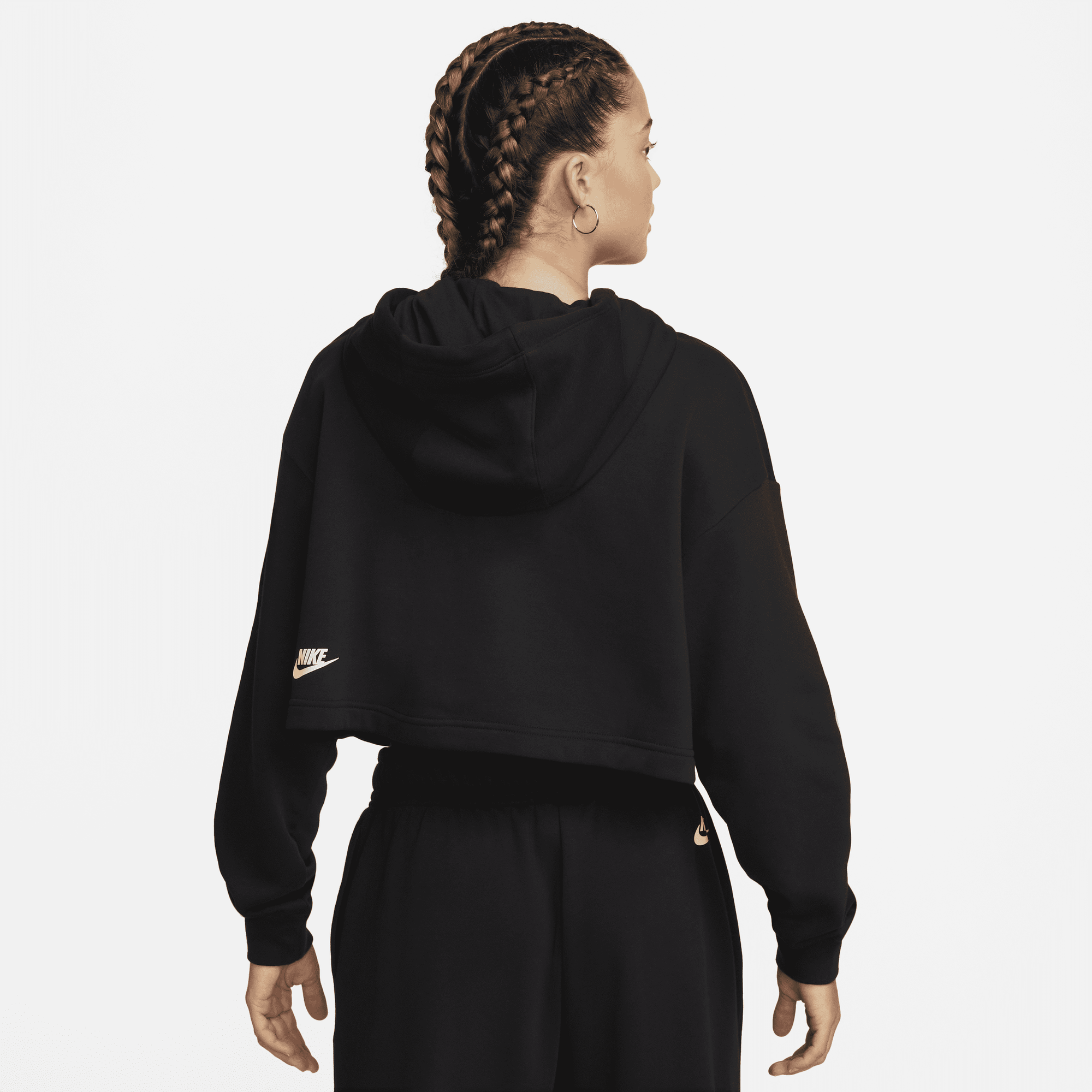 Nike women's shop cropped hoodie