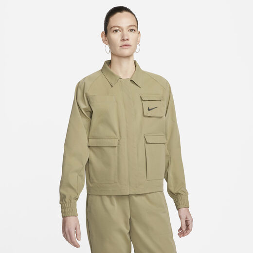Jackets & Gilets-Nike, Nike Sportswear Swoosh, Women's Woven Jacket